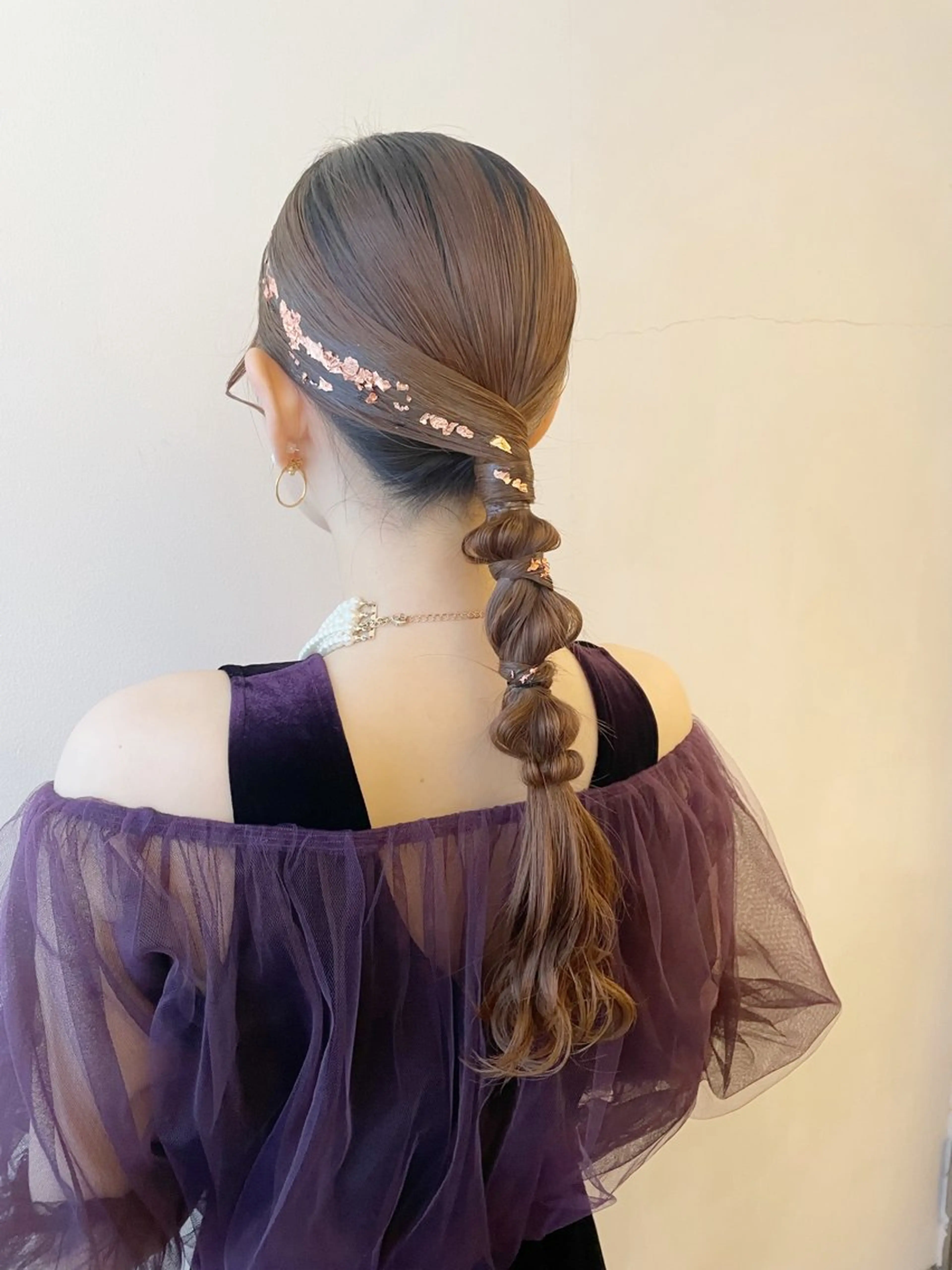 ロング ヘアアレンジ ヘアセット ✨透明感ケアカラー✨ 長野ゆきなのヘアスタイル