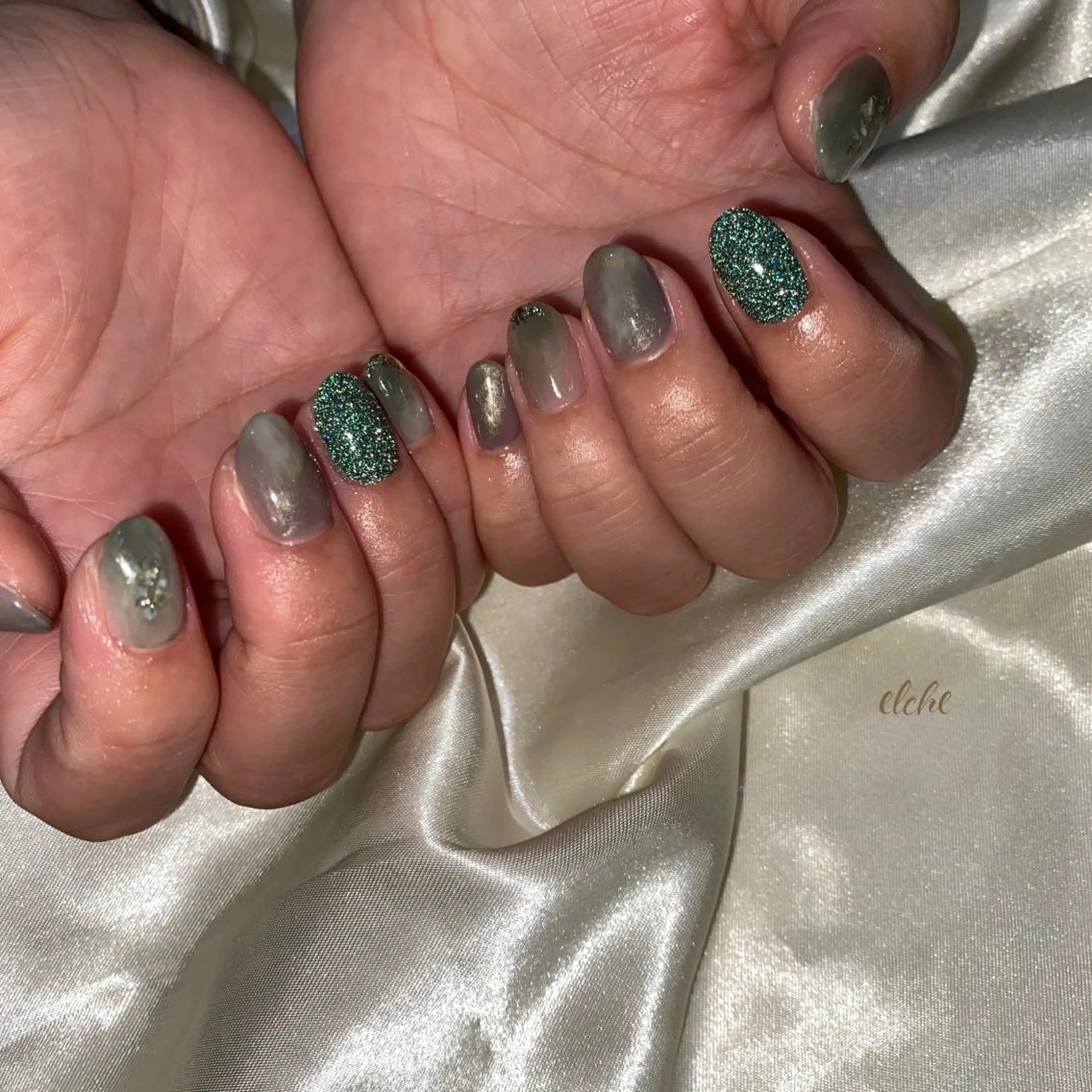 ネイル フラッシュネイル Rio 𓍼のネイルデザイン