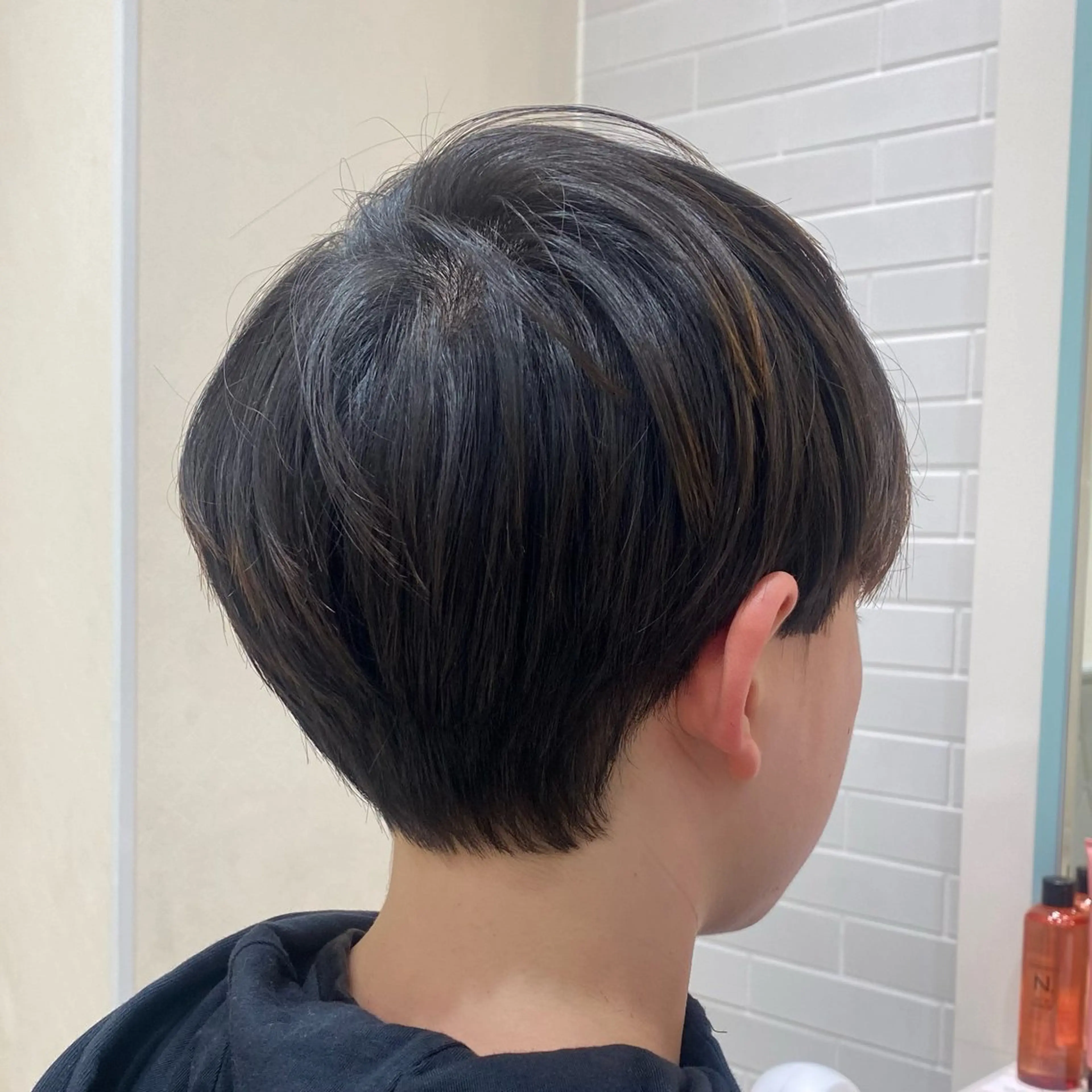 メンズ キッズ カット 吉澤 海咲のヘアスタイル