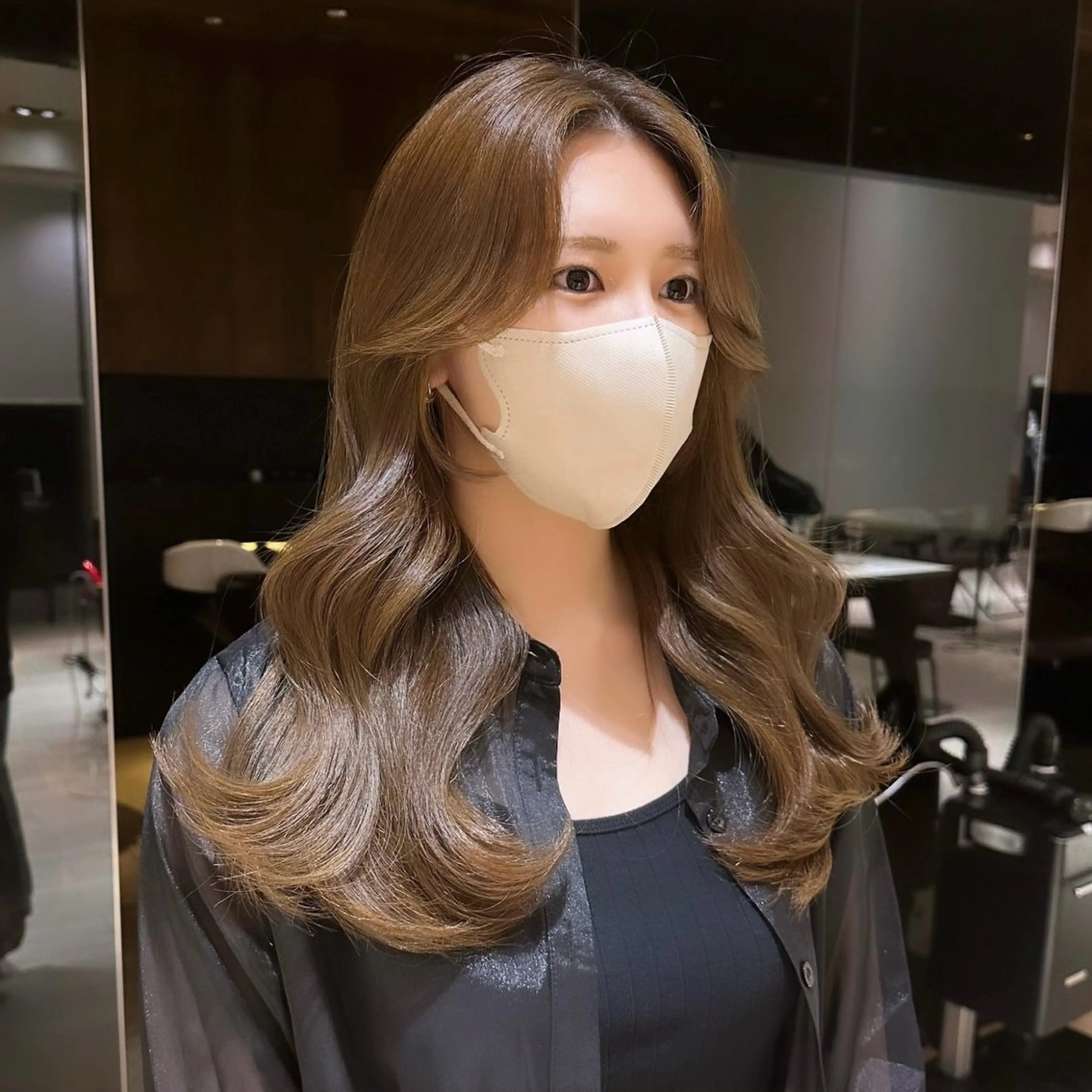 ロング カラー レイヤー/顔周り /透明感🩶高橋大のヘアスタイル