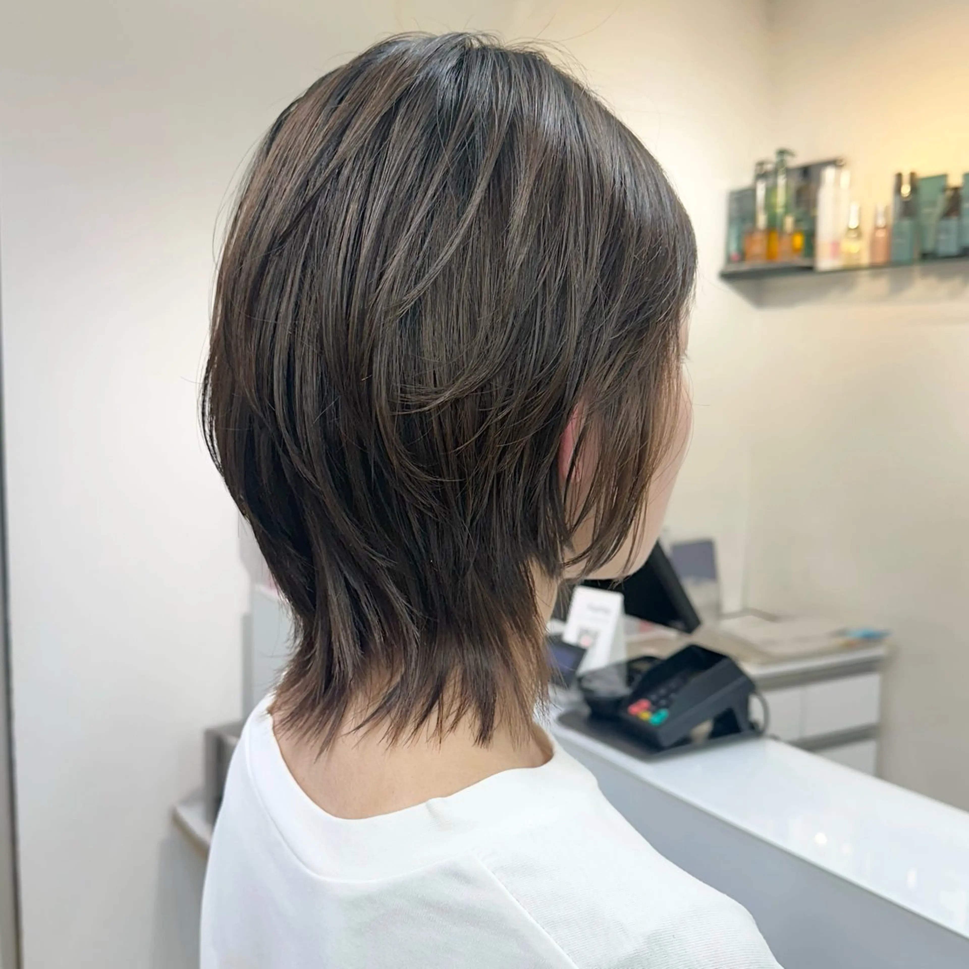 ショート カラー ショートヘア ウルフカット 星野 菜月のヘアスタイル
