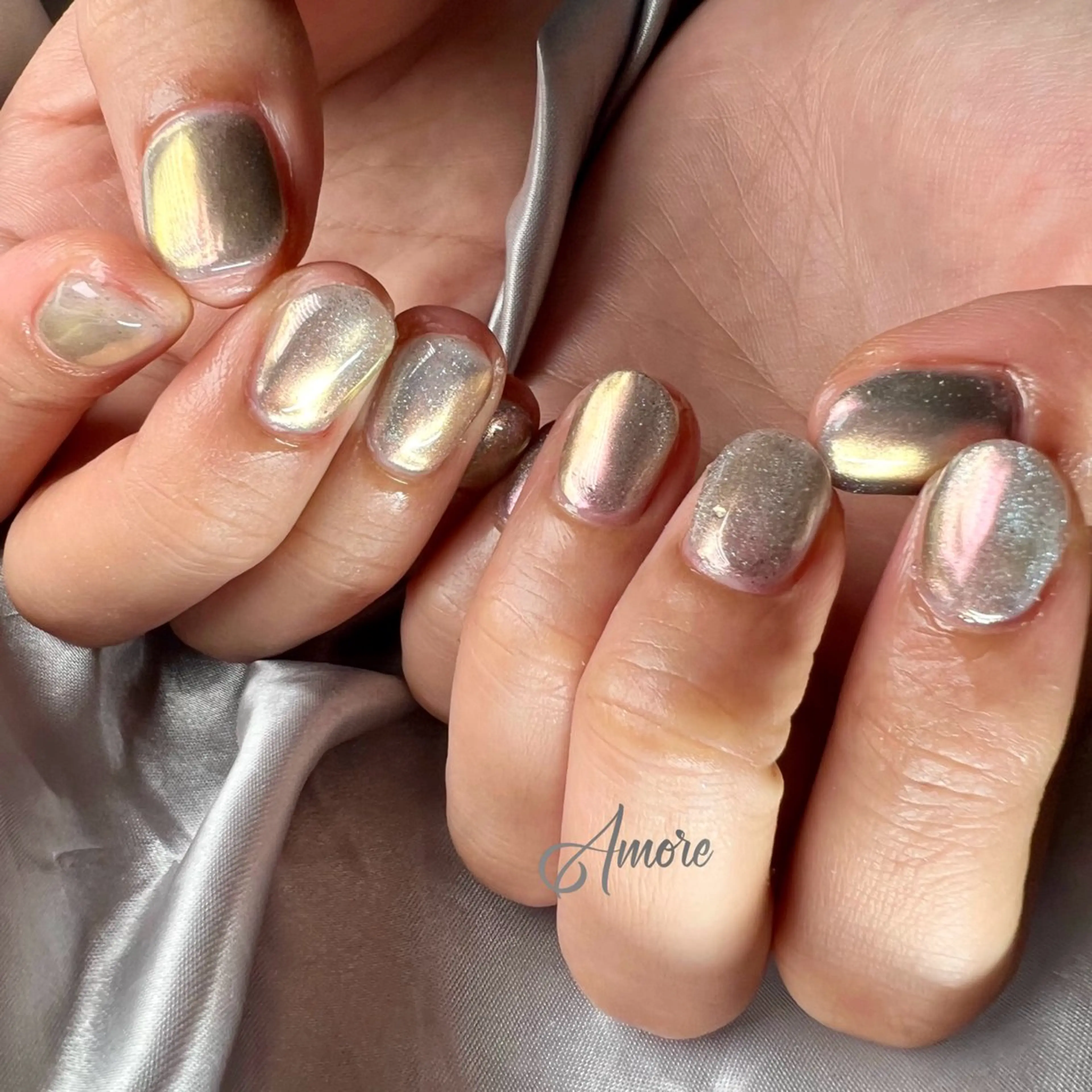 ネイル ジェルネイル 韓国ネイル パラジェル 夏ネイル You kyehwaのネイルデザイン