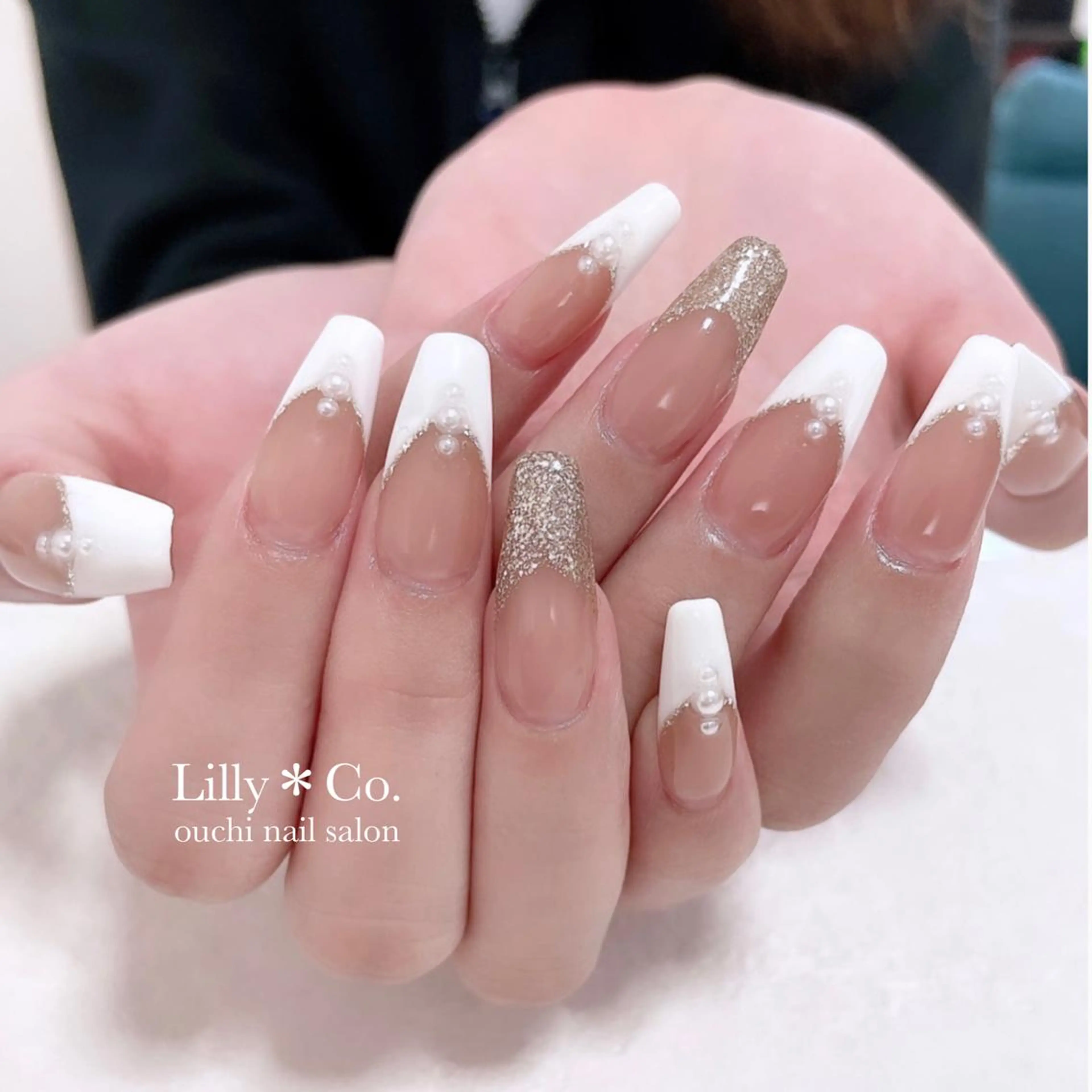 ネイル 持ち込み スカルプネイル Lilly Co.のネイルデザイン