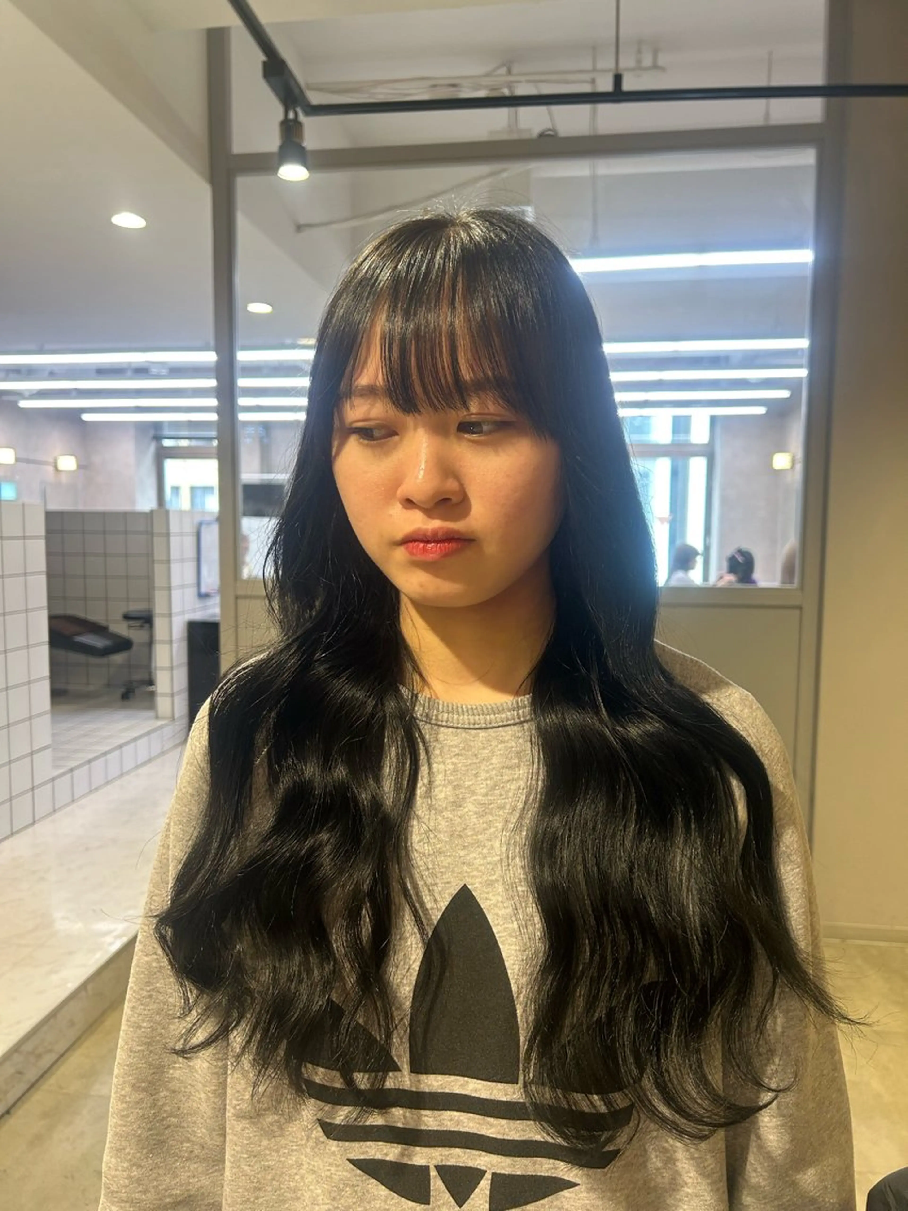 カラー 透明感ベージュ🤎 ナチュラルレイヤーのヘアスタイル