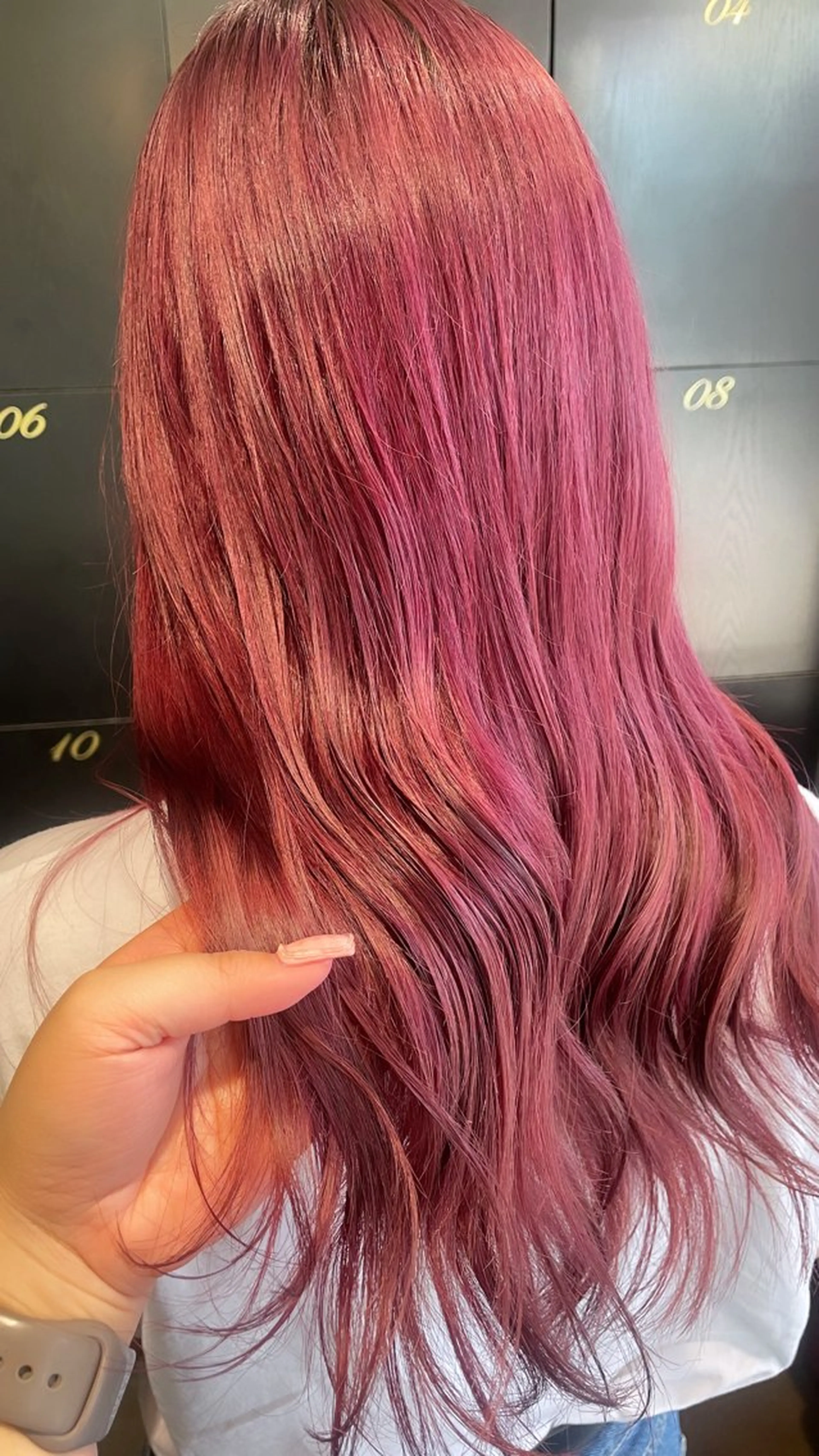 ロング カラー ヘアカラー トリートメント 💞暖色カラー 💞risaのヘアスタイル