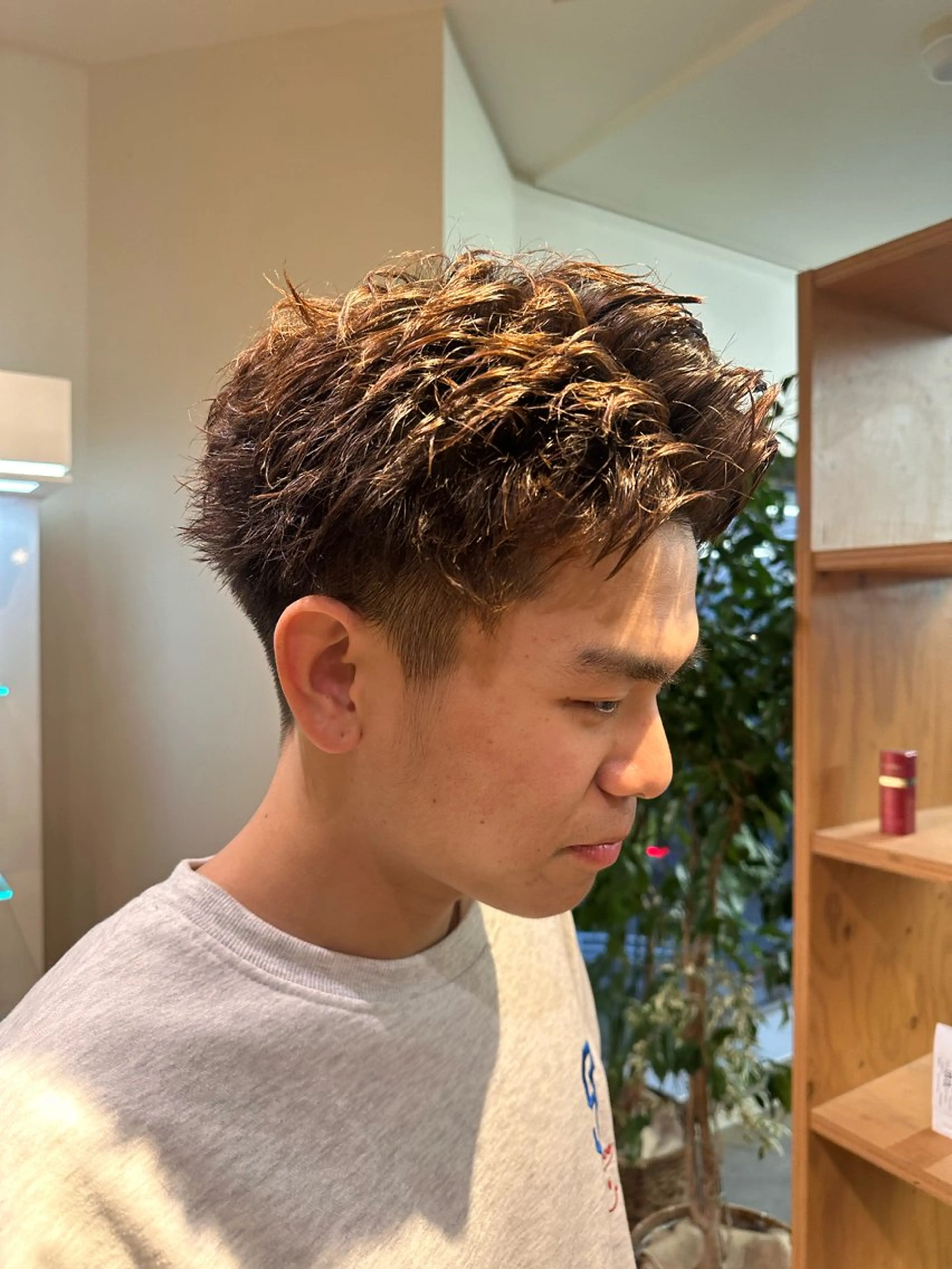 カラー メンズ カット ブリーチカラー/ わきたちえ🌻のヘアスタイル