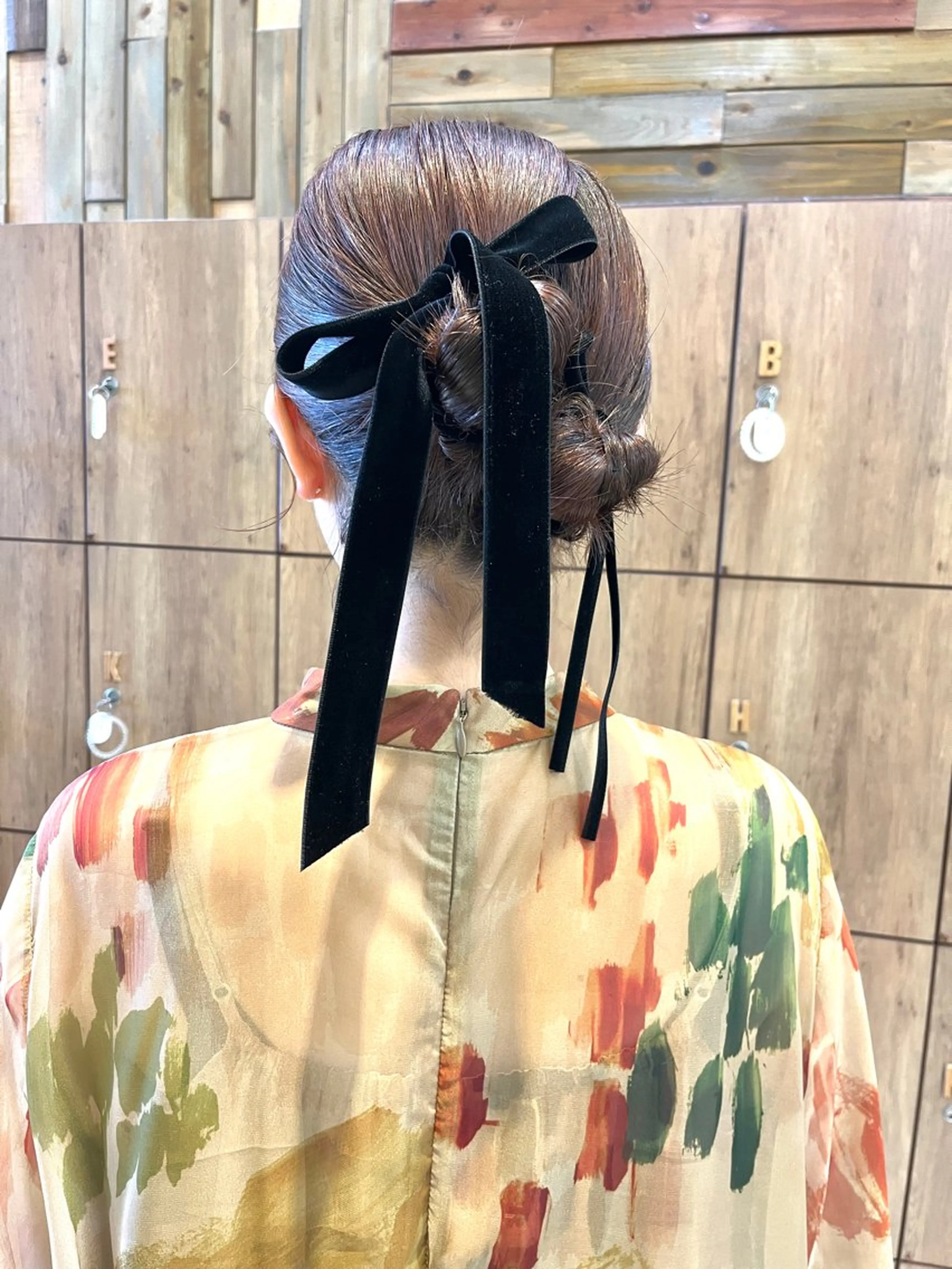 ヘアアレンジ ヘアセット 黒田瀬奈/ボブ まろやかベージュのヘアスタイル