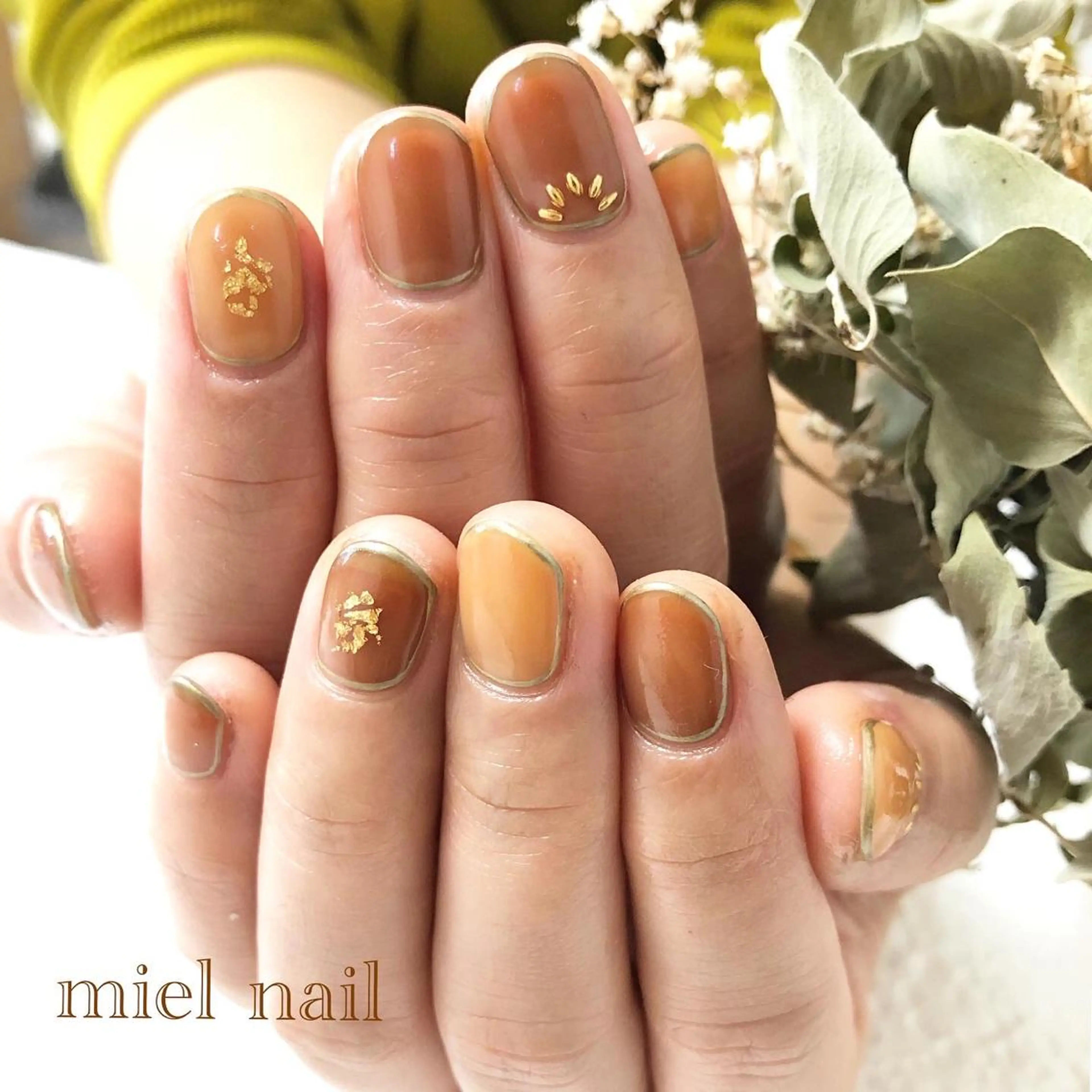 ネイル ハンドネイル miel nailのネイルデザイン