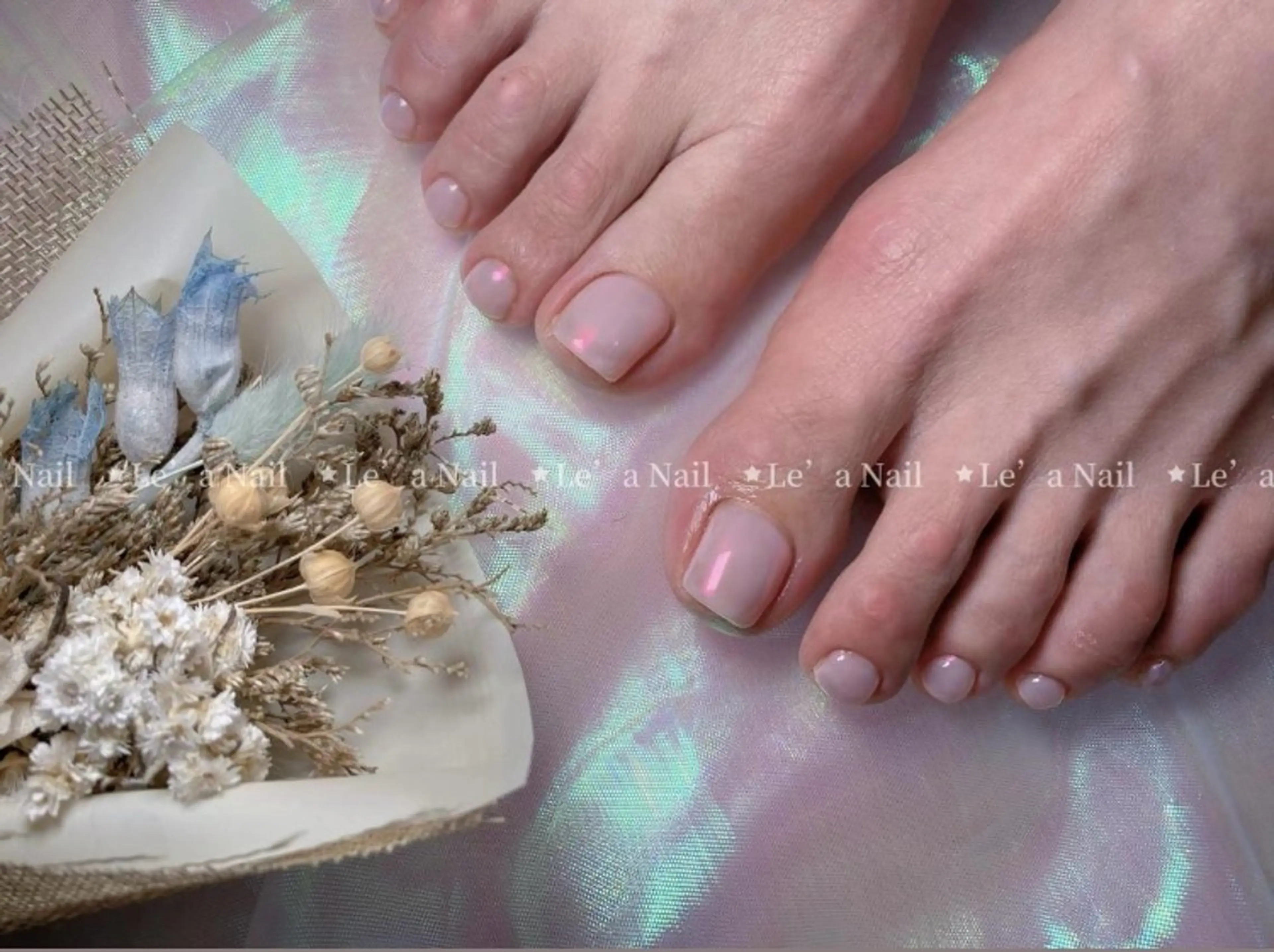 FOOT🦶ミラーネイル,マグネットネイル,フラッシュネイル(オフあり＋720)の写真