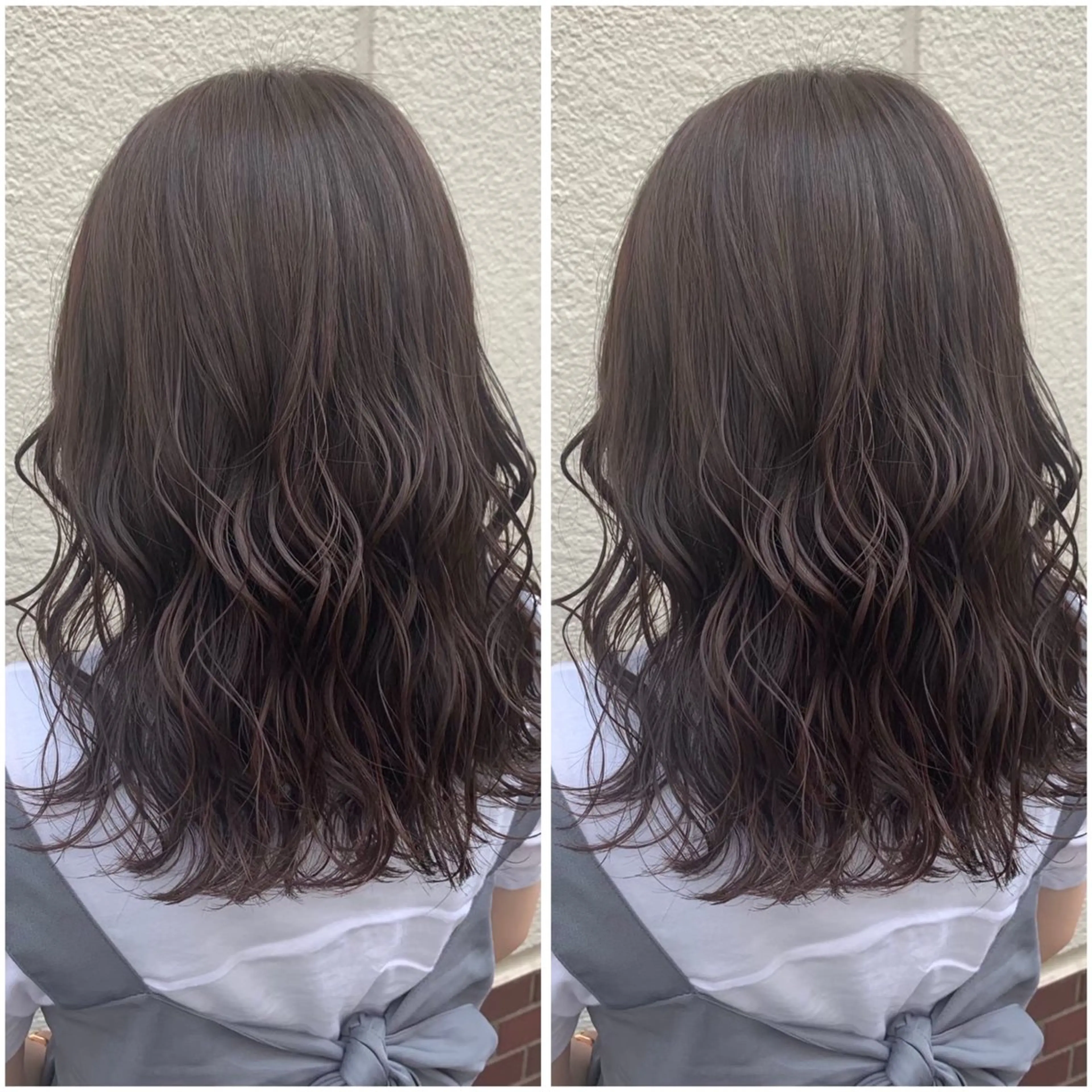 セミロング 【北千住】🌈韓国風 レイヤー✨小顔カットのヘアスタイル