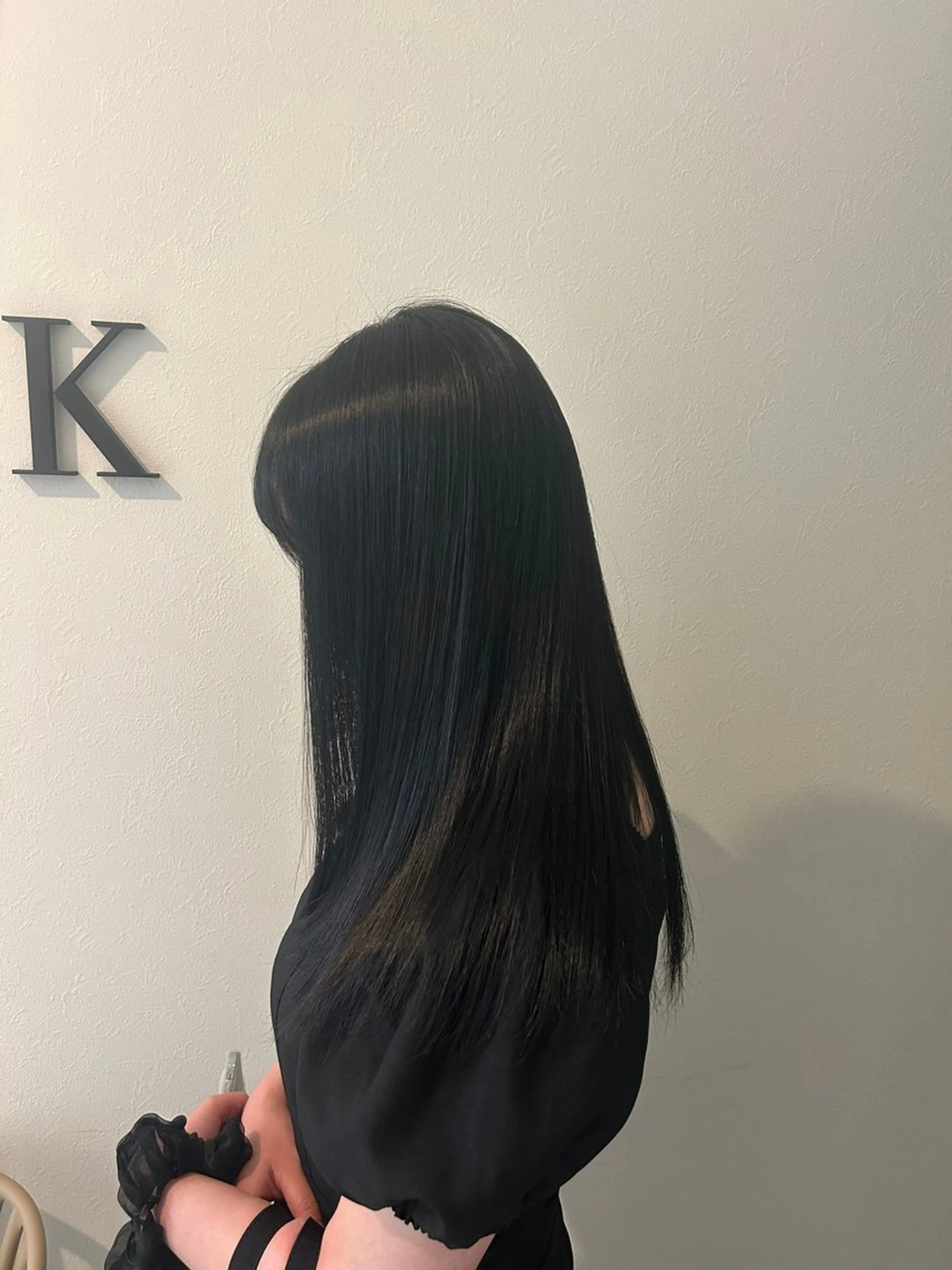 ロング 髪質改善 韓国風ヘア 縮毛矯正 トリートメント ヘアカラー 縮毛矯正 トリートメント 韓国ヘア/透明感カラ ー/梅田/ayanoのヘアスタイル