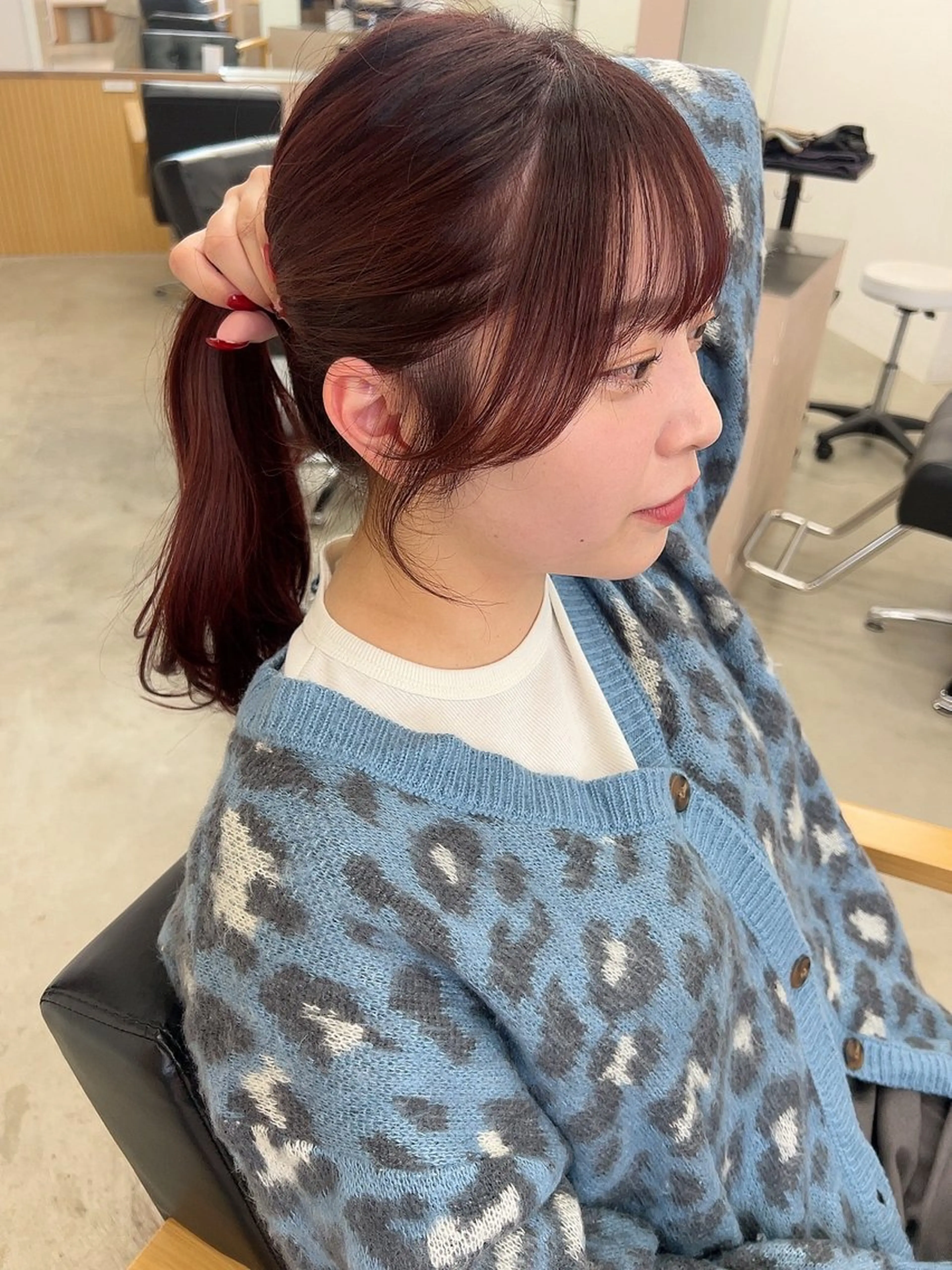 ロング カット ヘアカラー vince. moekoのヘアスタイル