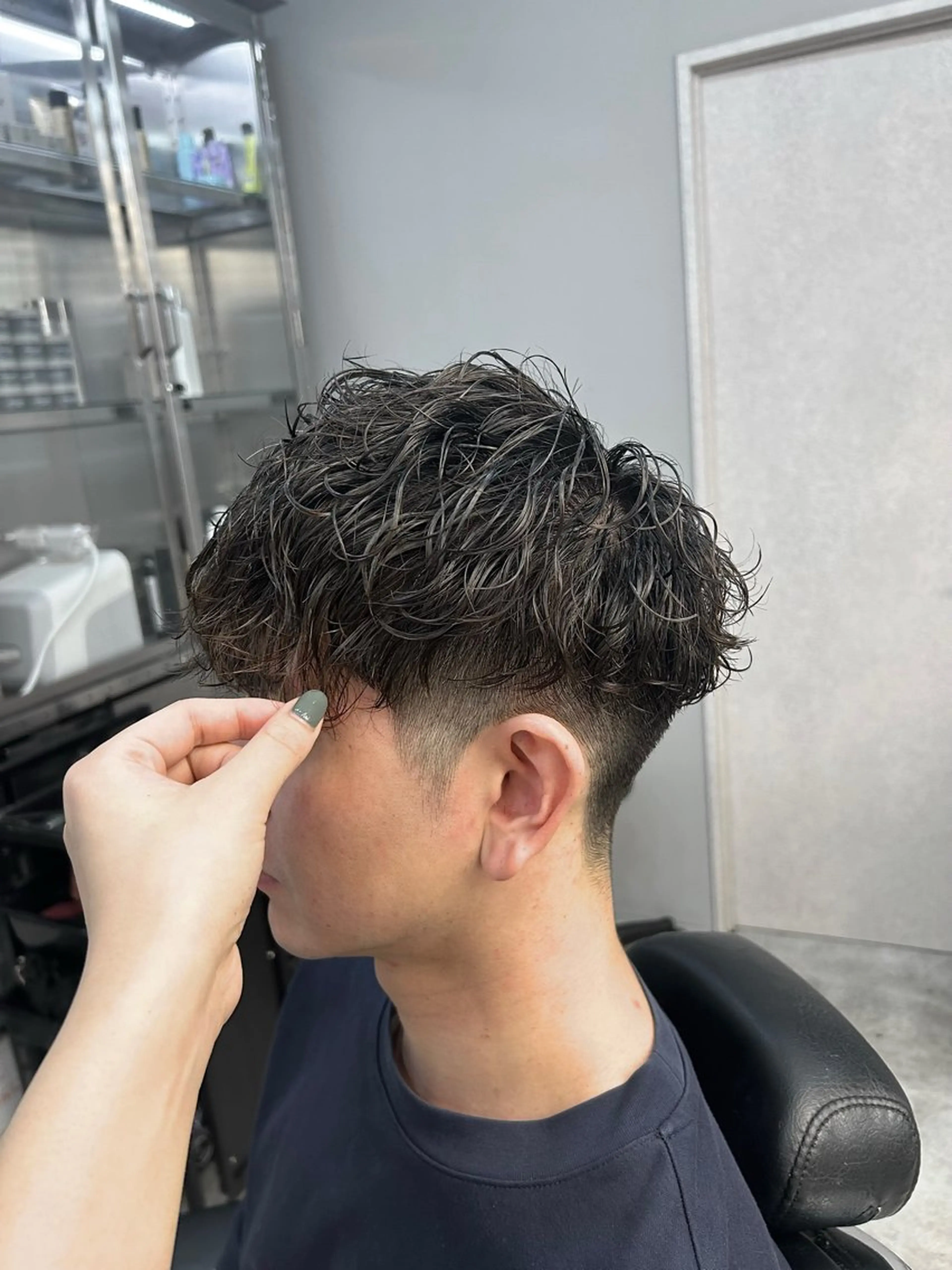 パーマ メンズ メンズパーマ 天王寺メンズパーマ /マツムラミユウのヘアスタイル