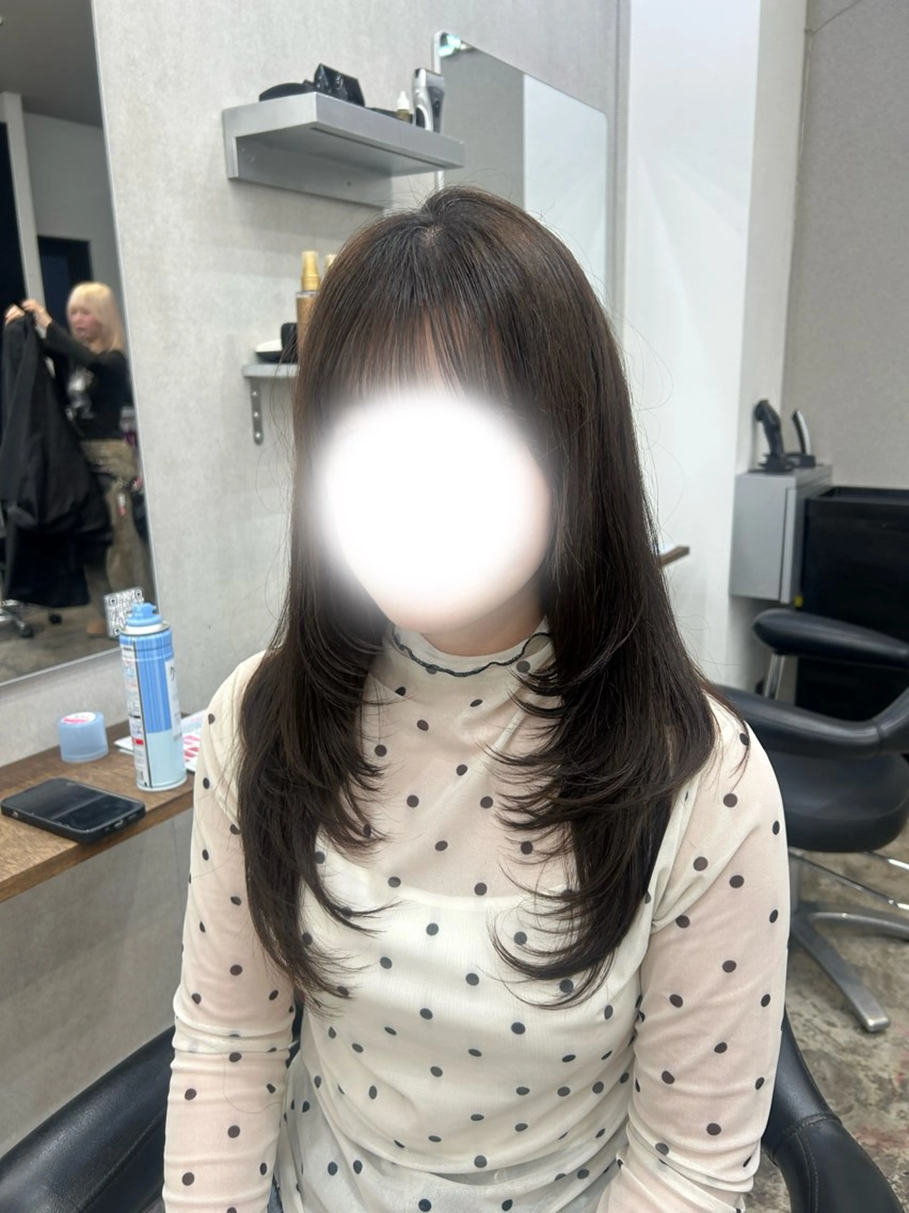 ロング レイヤーカット カット カット¥1100 ✂️MIUのヘアスタイル