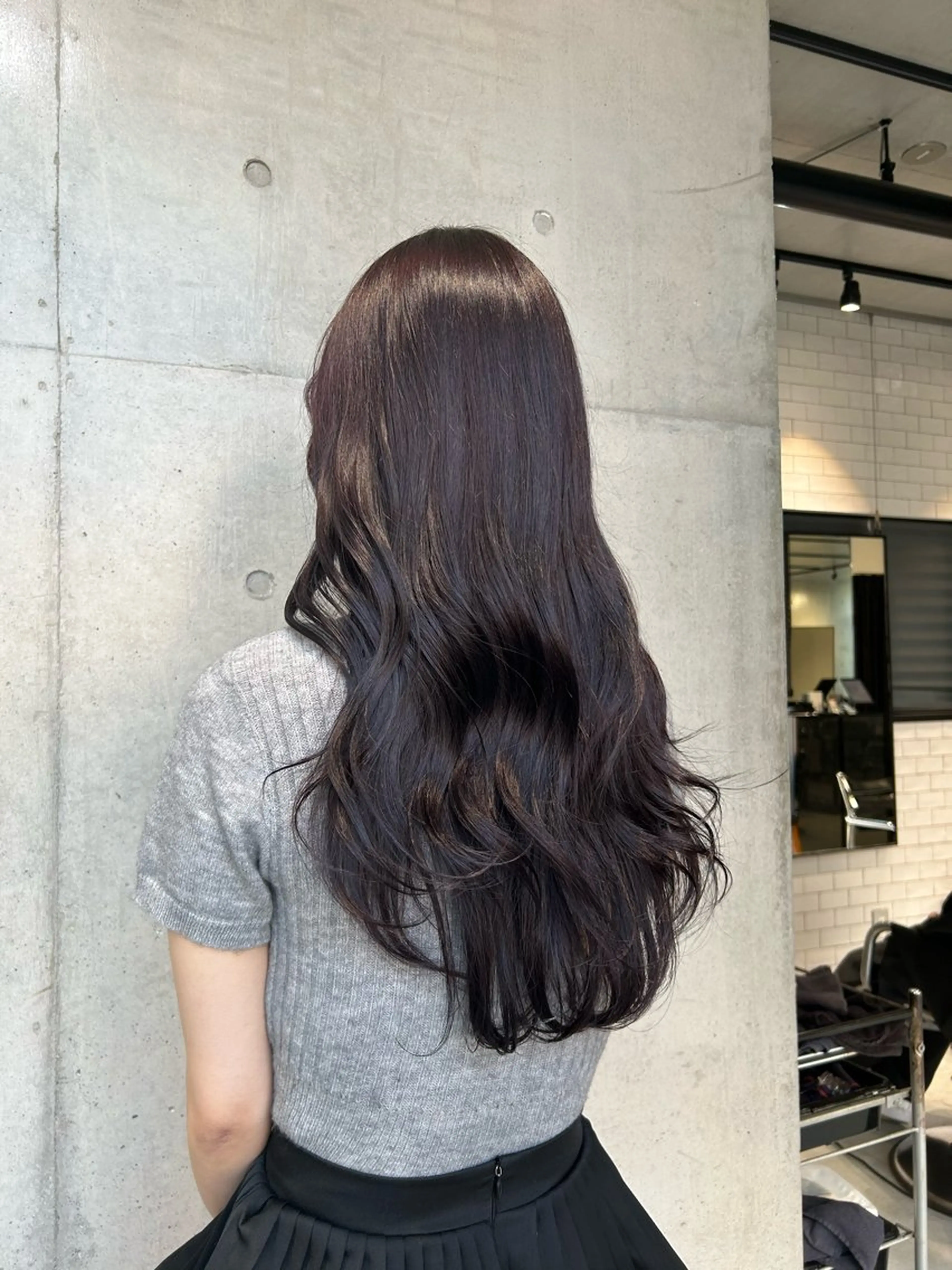 ロング カラー ヘアアレンジ カット ヘアカラー トリートメント ボブ艶モテカラー🫧 カリンのヘアスタイル