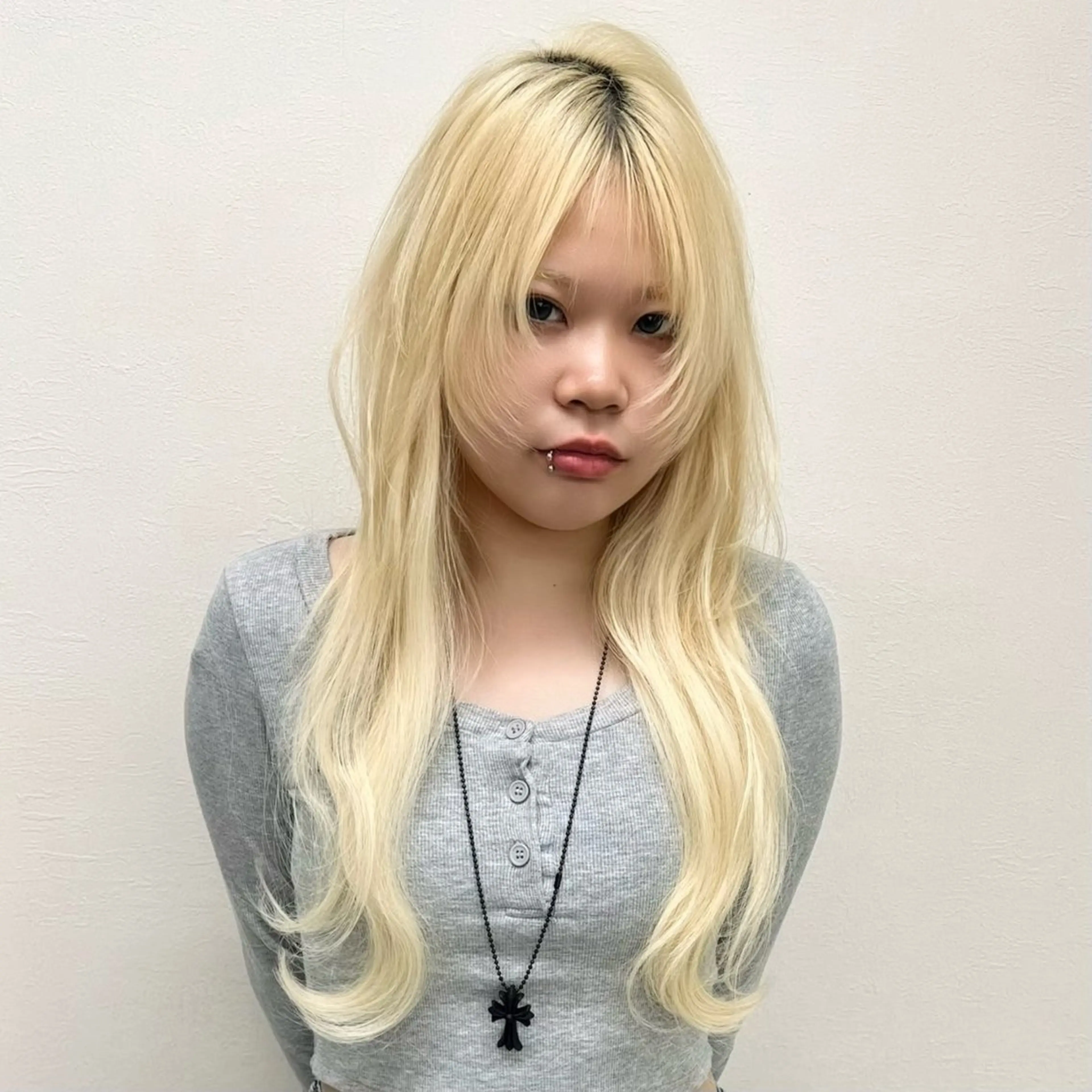 ロング HACHI美容室 韓国ヘア　AKARIのヘアスタイル