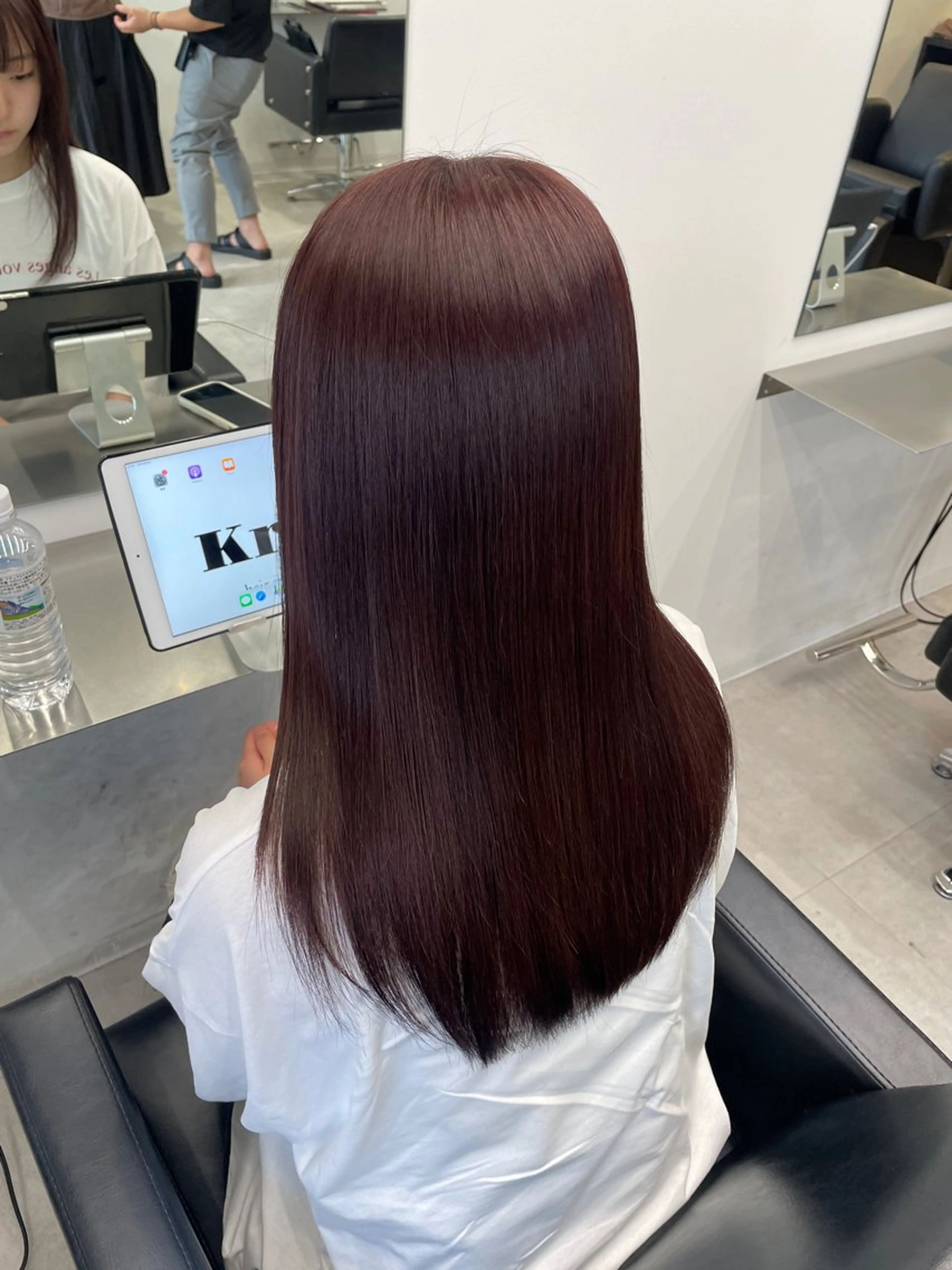 ロング ピンクブラウン ヘアカラー トリートメント MIHO☾·̩͙⋆ Kroのヘアスタイル