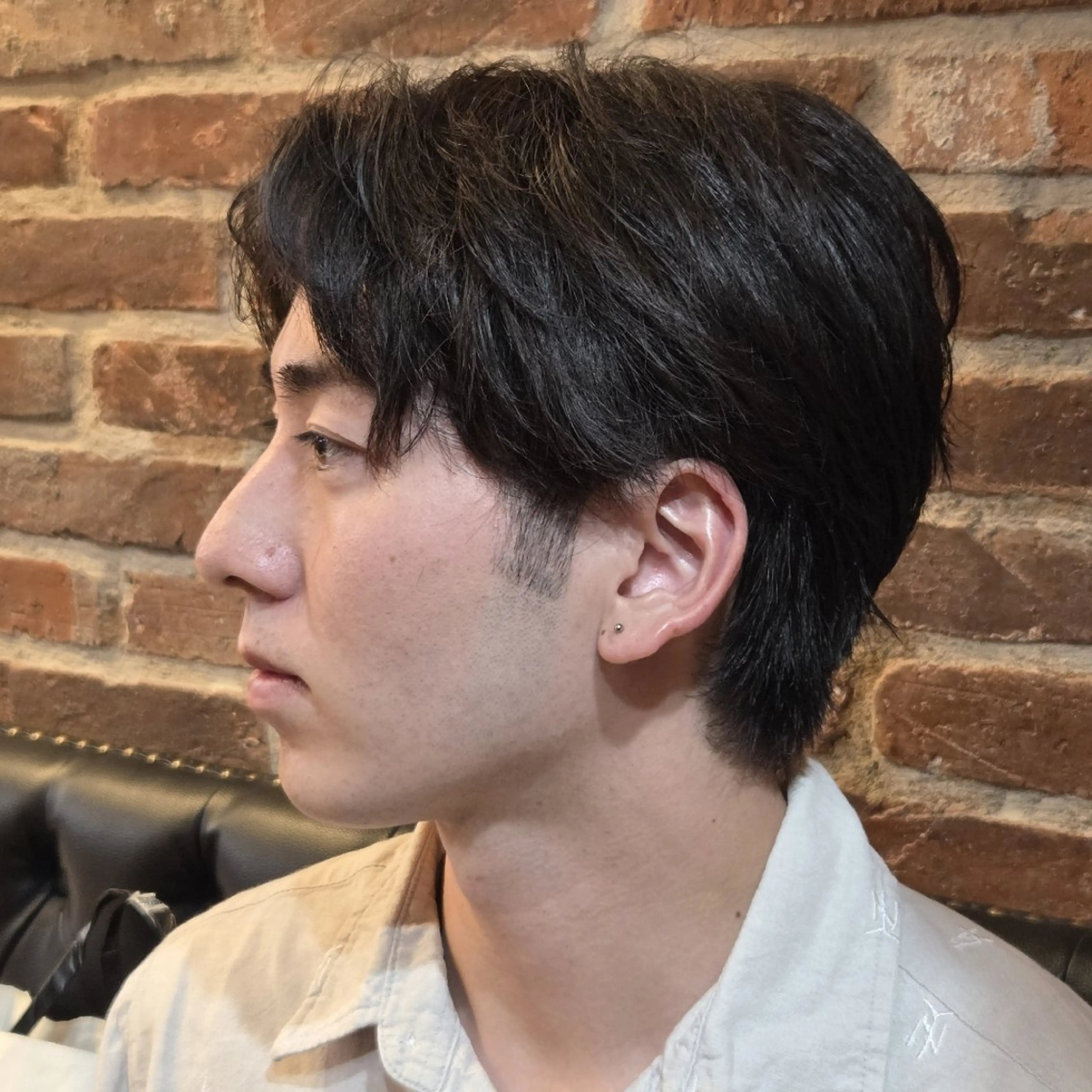 メンズヘアカット＋シャンプー  (マッシュ、センターパート)の写真