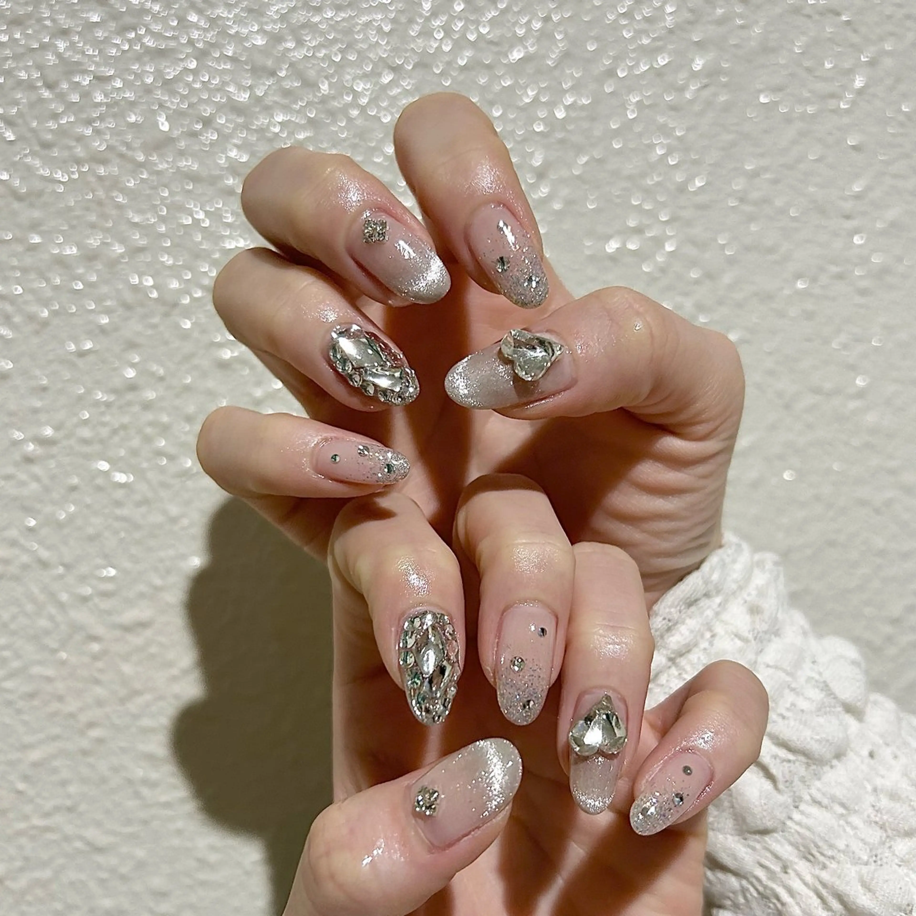 ネイル パラあり！フィルイン 美フォルムのネイルデザイン