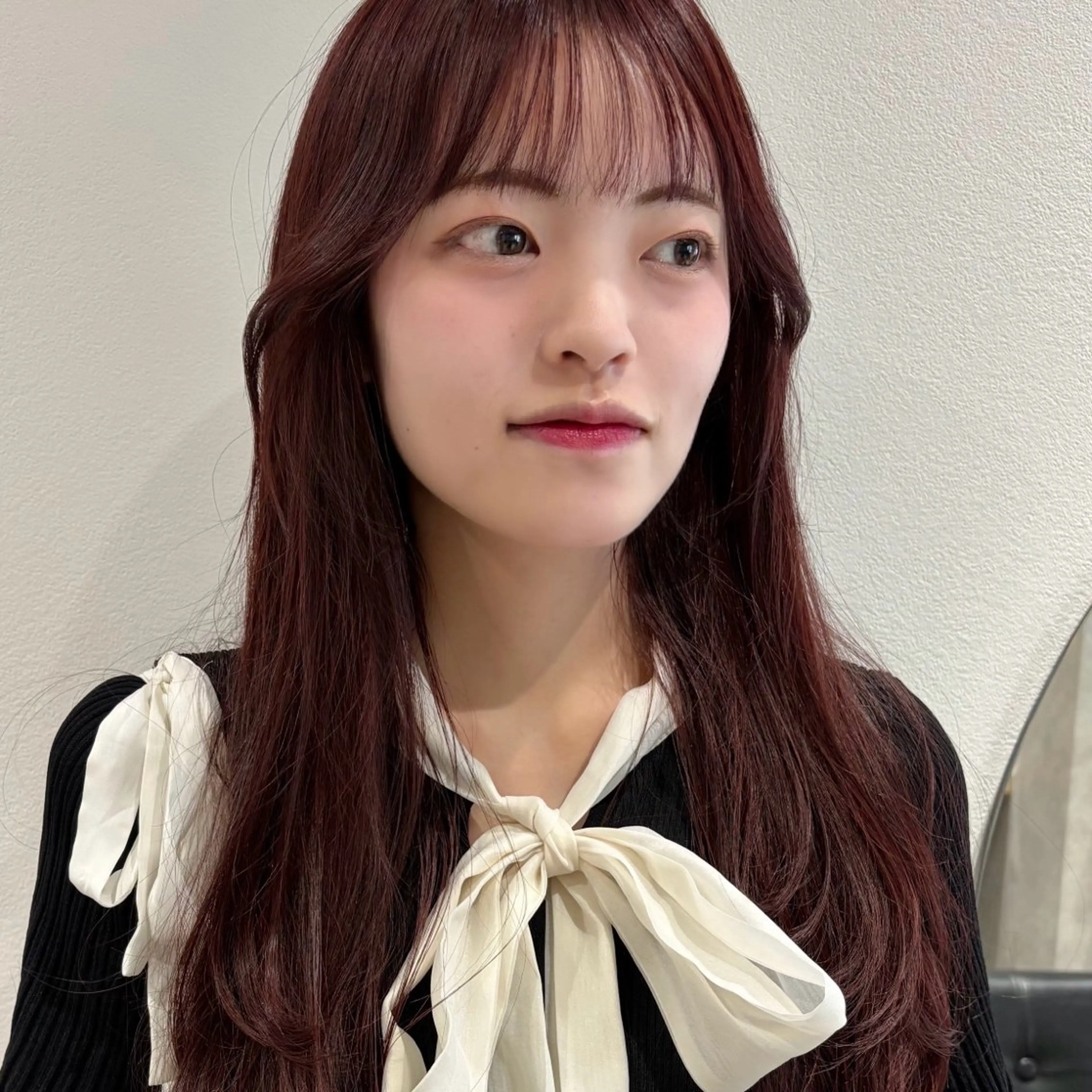 ロング カット ヘアカラー トリートメント 🍊暖色×顔周り 🍊cocoroのヘアスタイル