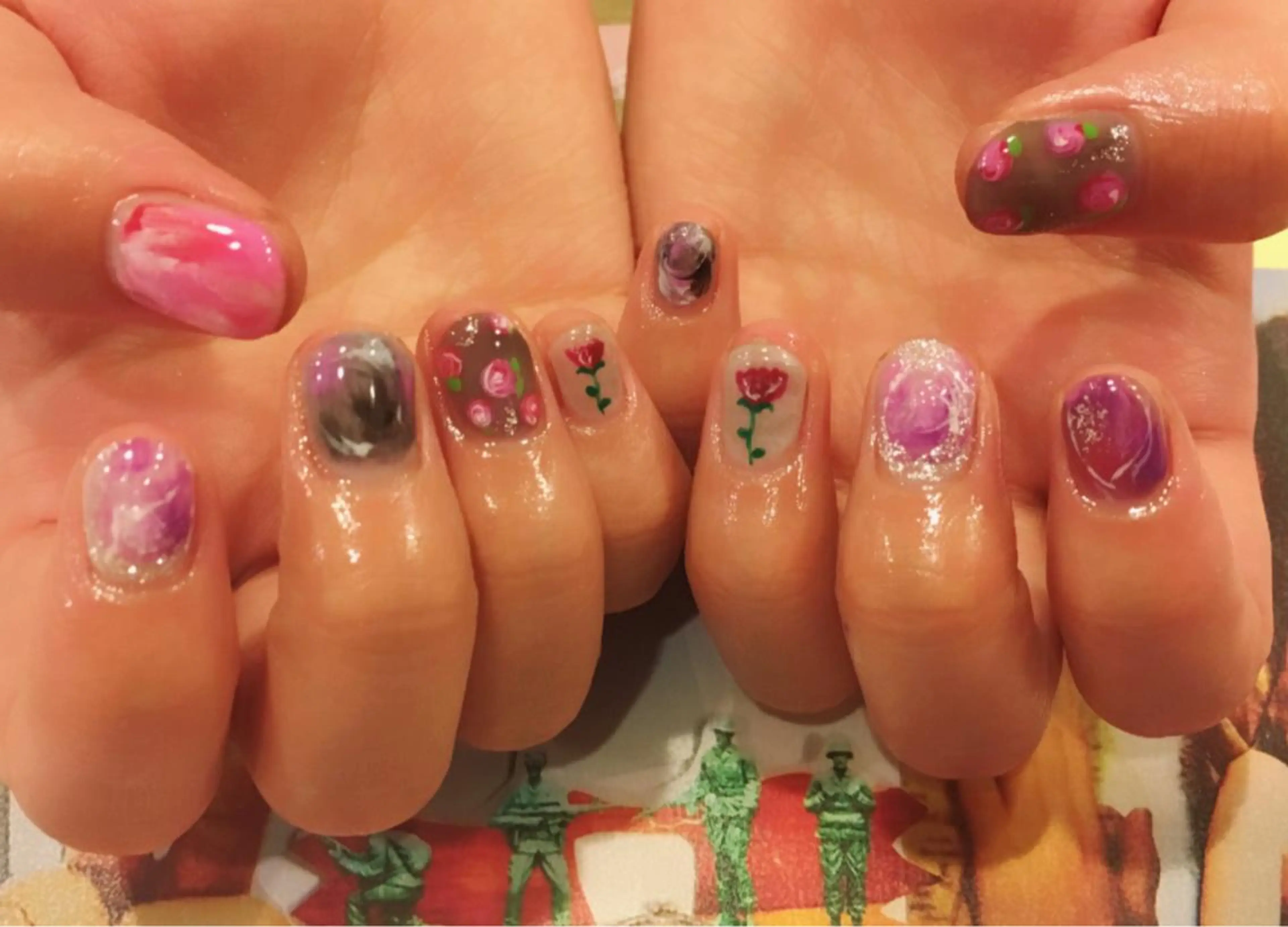 ネイル ハンドネイル にしぐち はるかのネイルデザイン