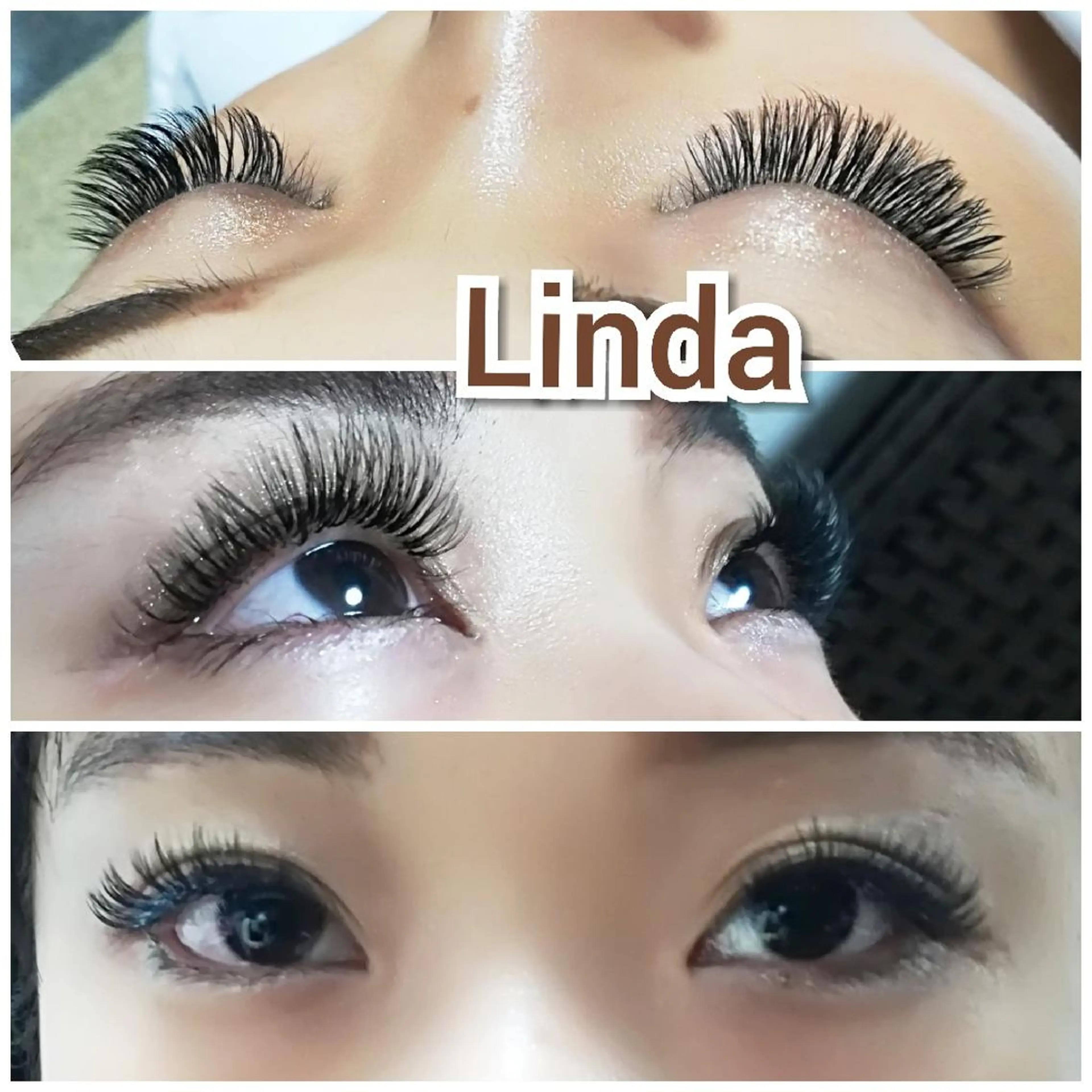 マツエク・マツパ 付け放題 ボリュームラッシュ linda lashesのマツエク・マツパデザイン