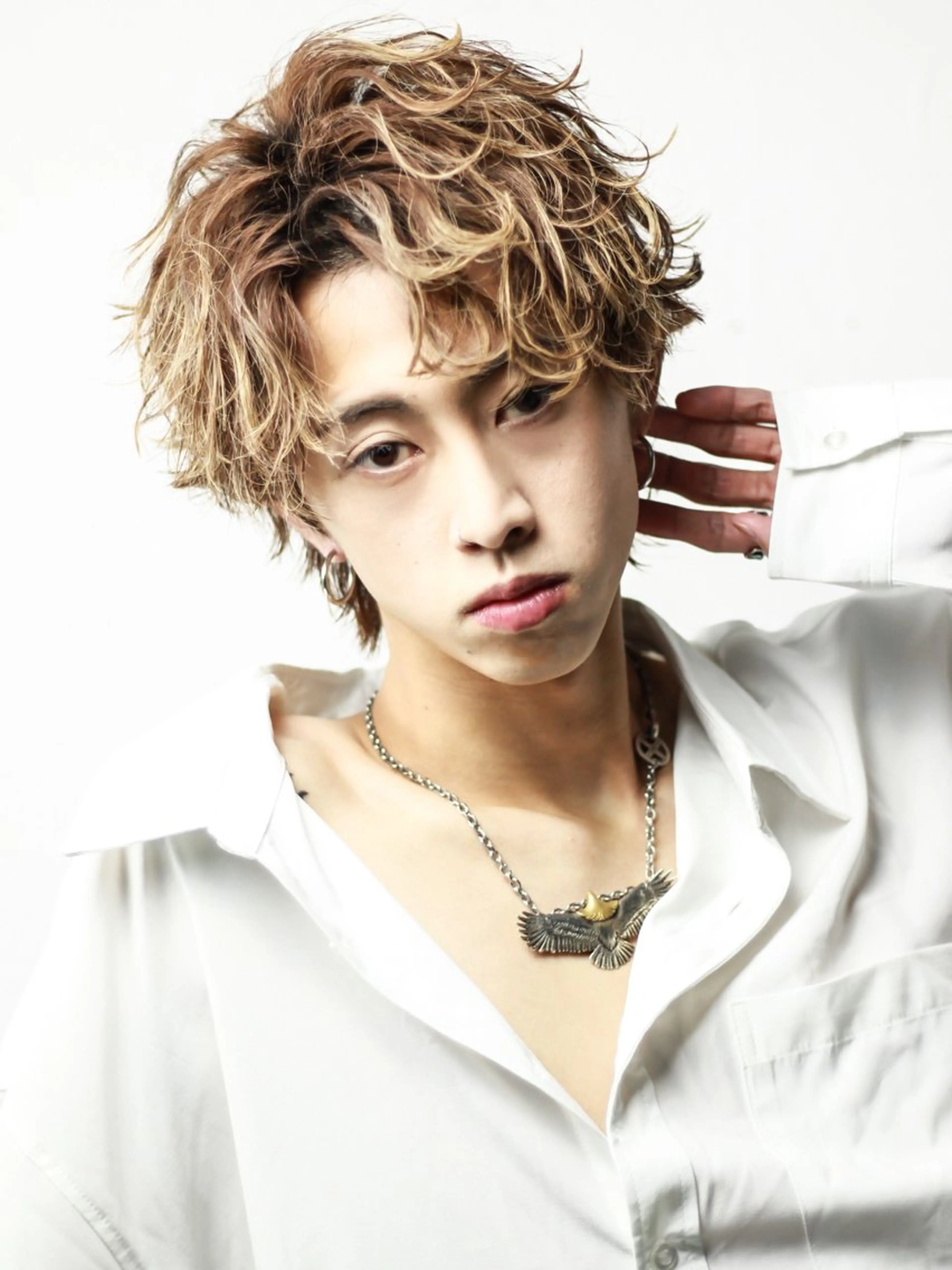 ショート メンズ ショートレイヤー レイヤーカット ショートヘア パーマ 【メンズ特化】 りょうま🔥のヘアスタイル