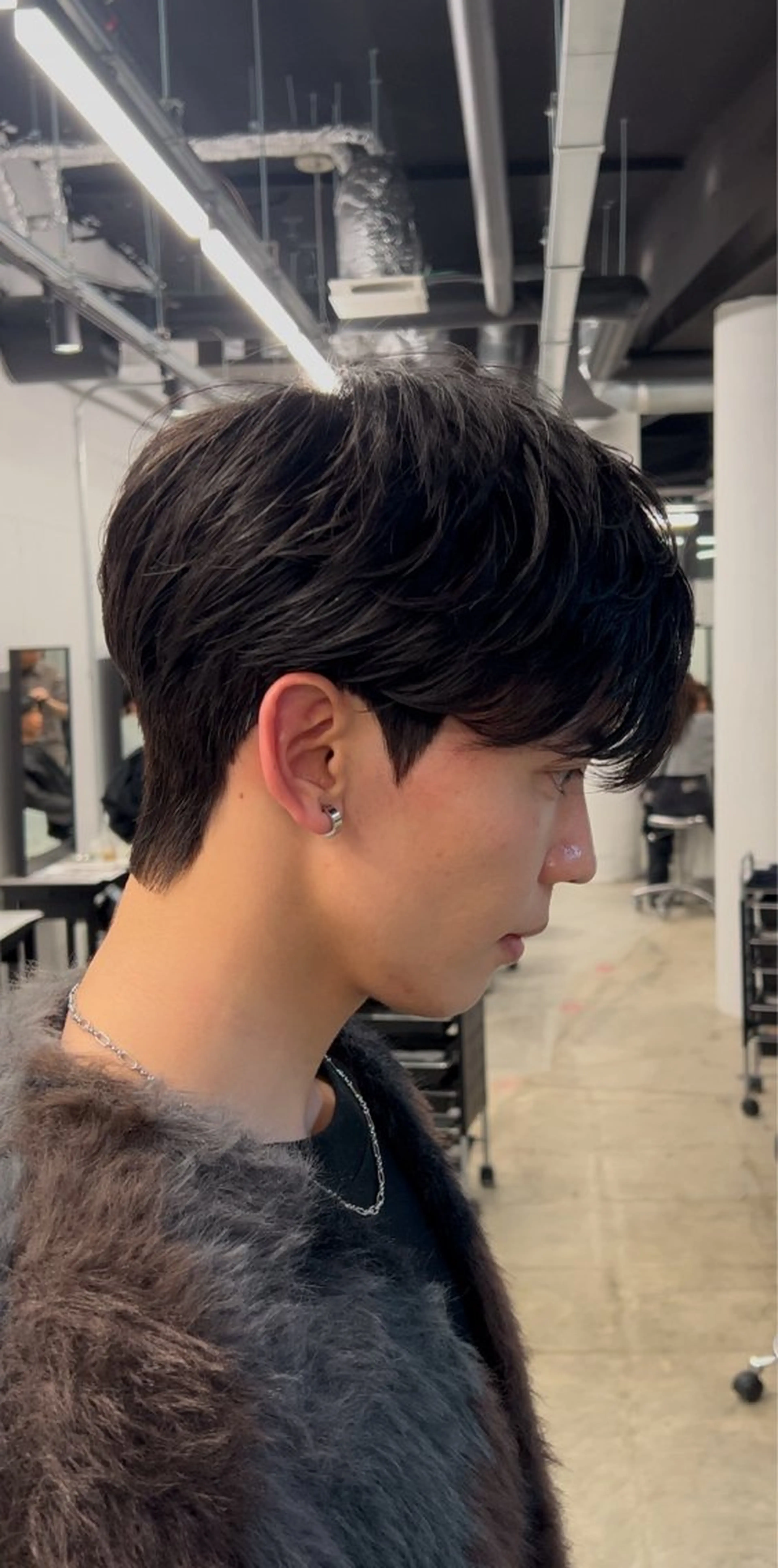 ショート パーマ カット パーマ 湖城 恵吾のヘアスタイル