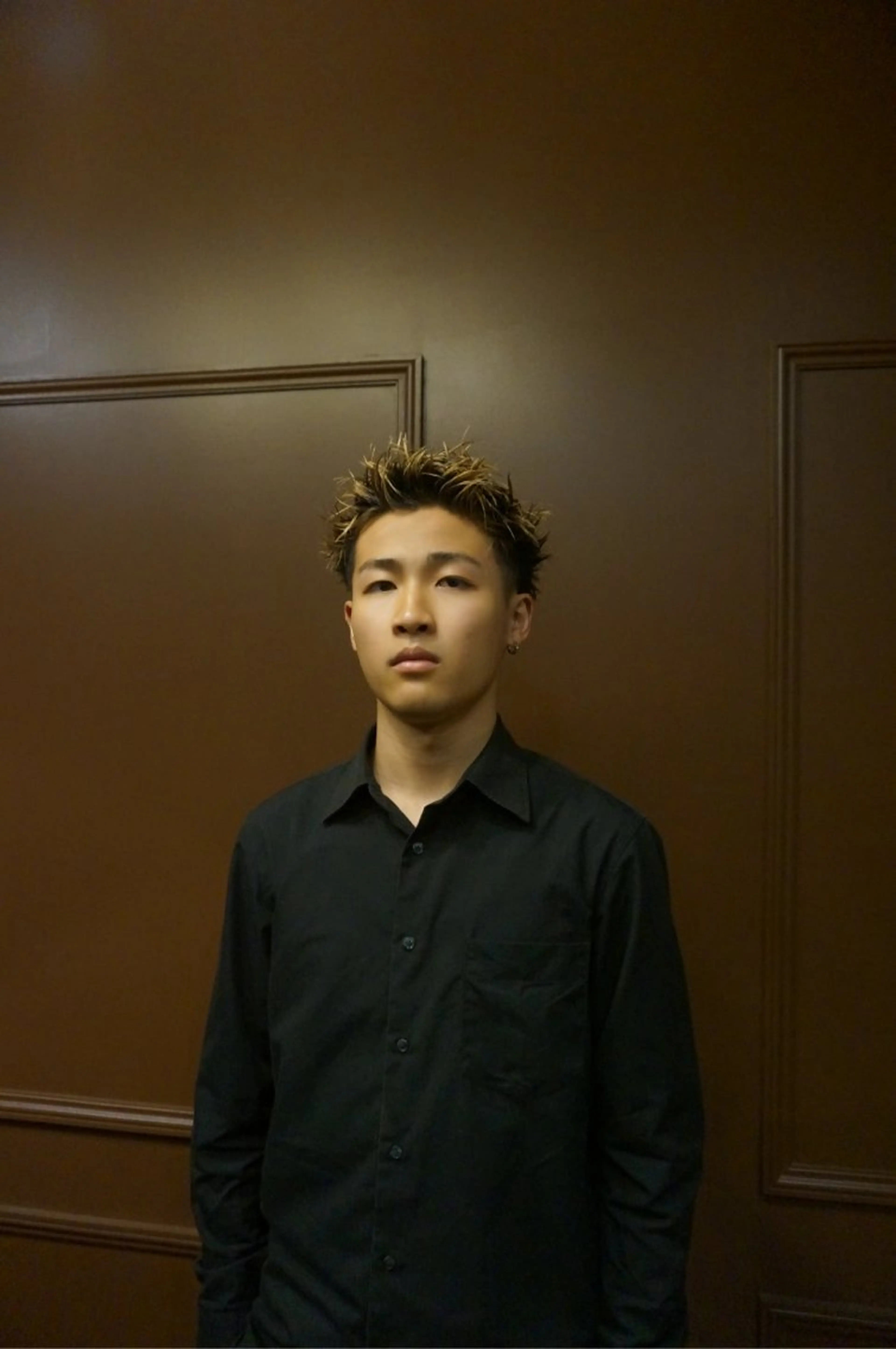 メンズ スパイキーショート 窪田 力也のヘアスタイル