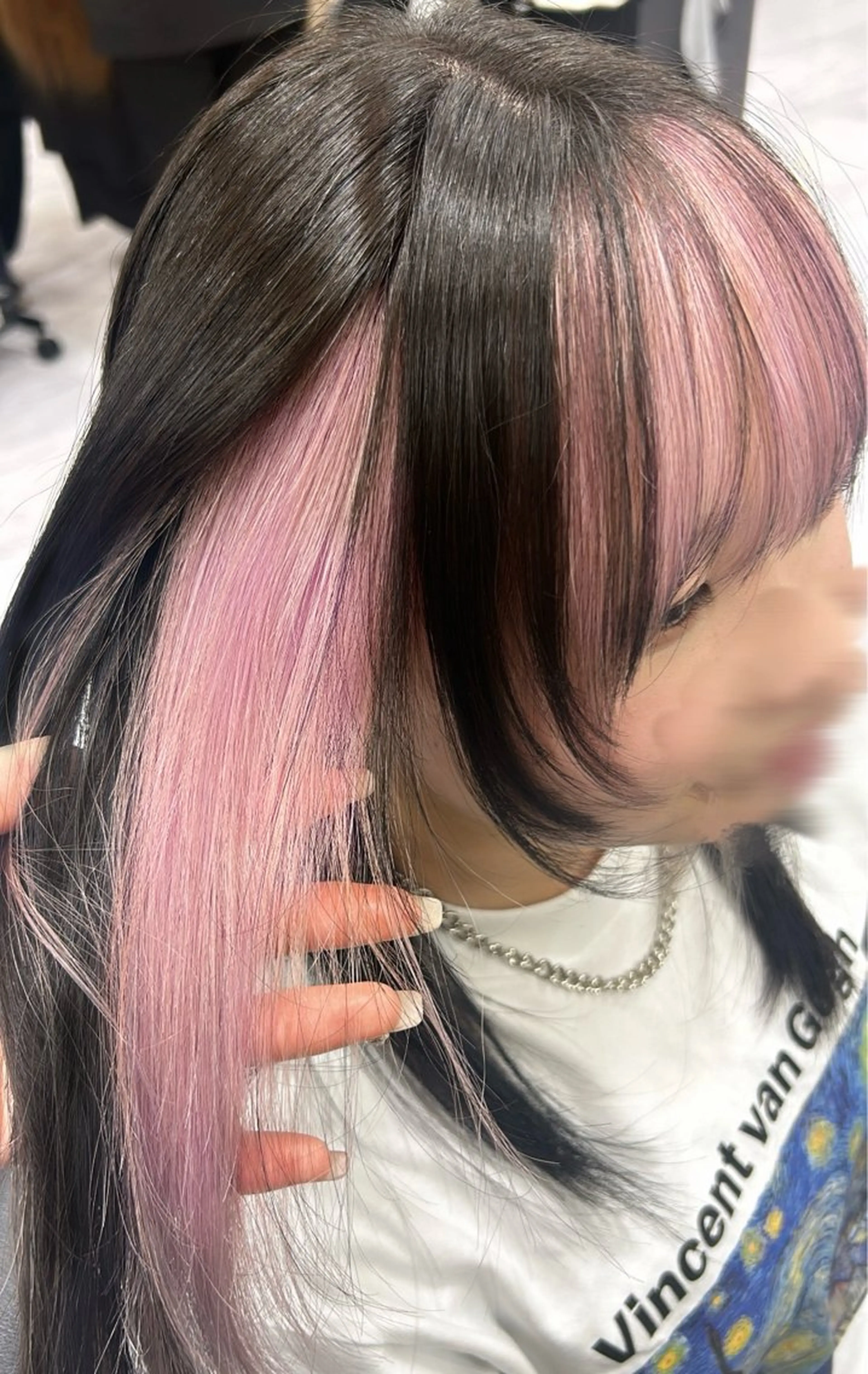 ミディアム カラー 🫧💞ハイトーン 瀧田 菜々花🦄🫧のヘアスタイル