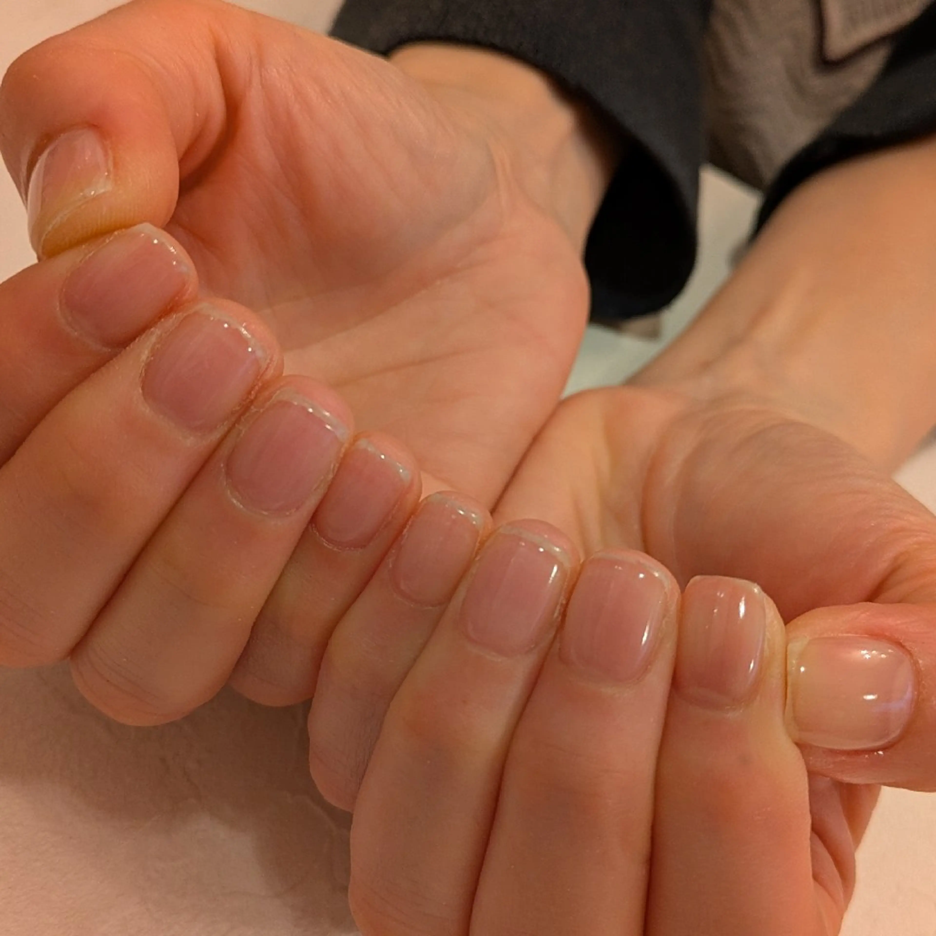 ネイル クリアネイル ジェヌインネイル 河内のネイルデザイン