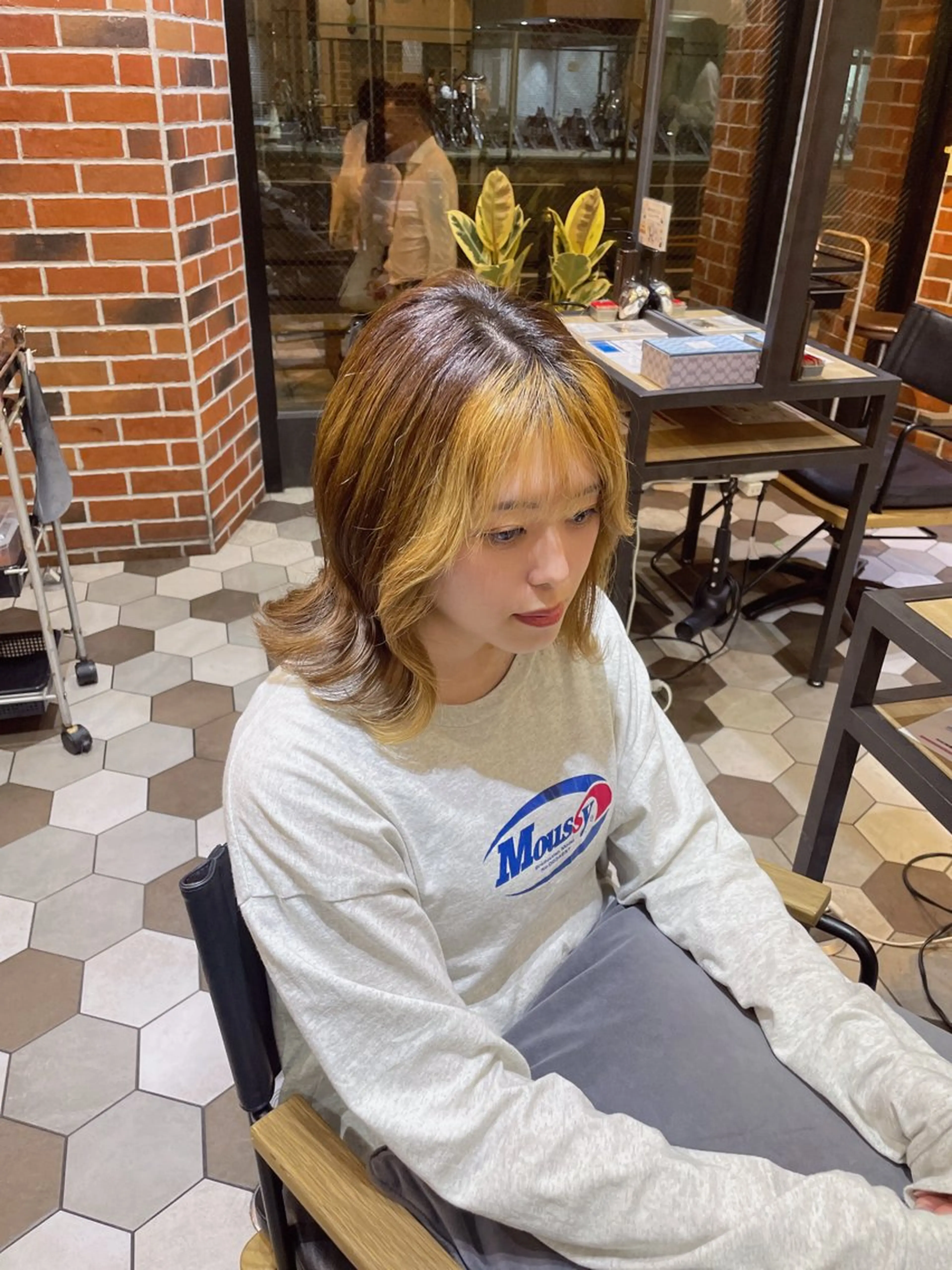 セミロング レイヤーカット/髪質 改善/鷲尾 駿のヘアスタイル