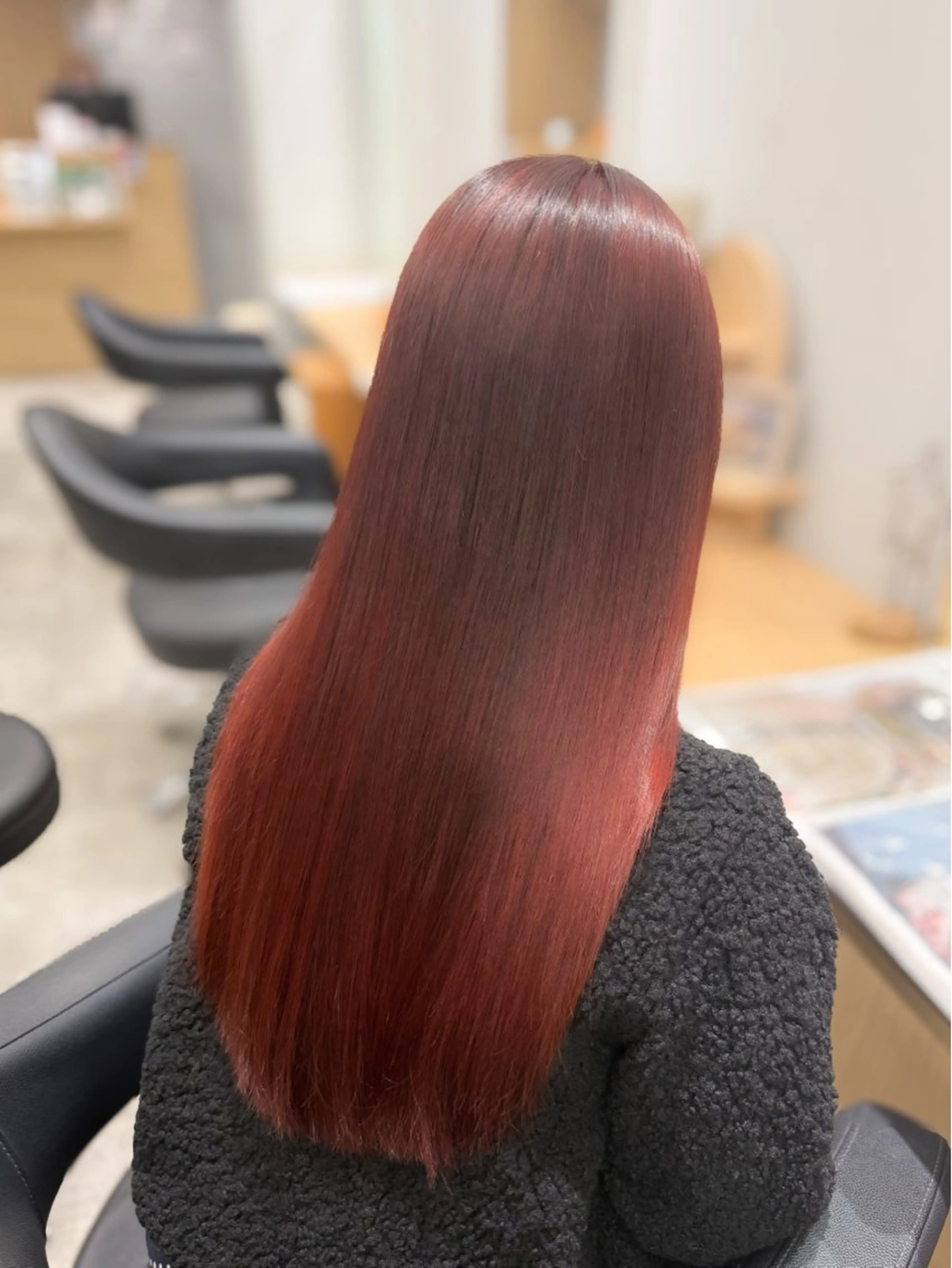 ロング カラー 髪質改善 カット ヘアカラー トリートメント 巻ける髪質改善🫧ハ イライト/永田汰伊智のヘアスタイル
