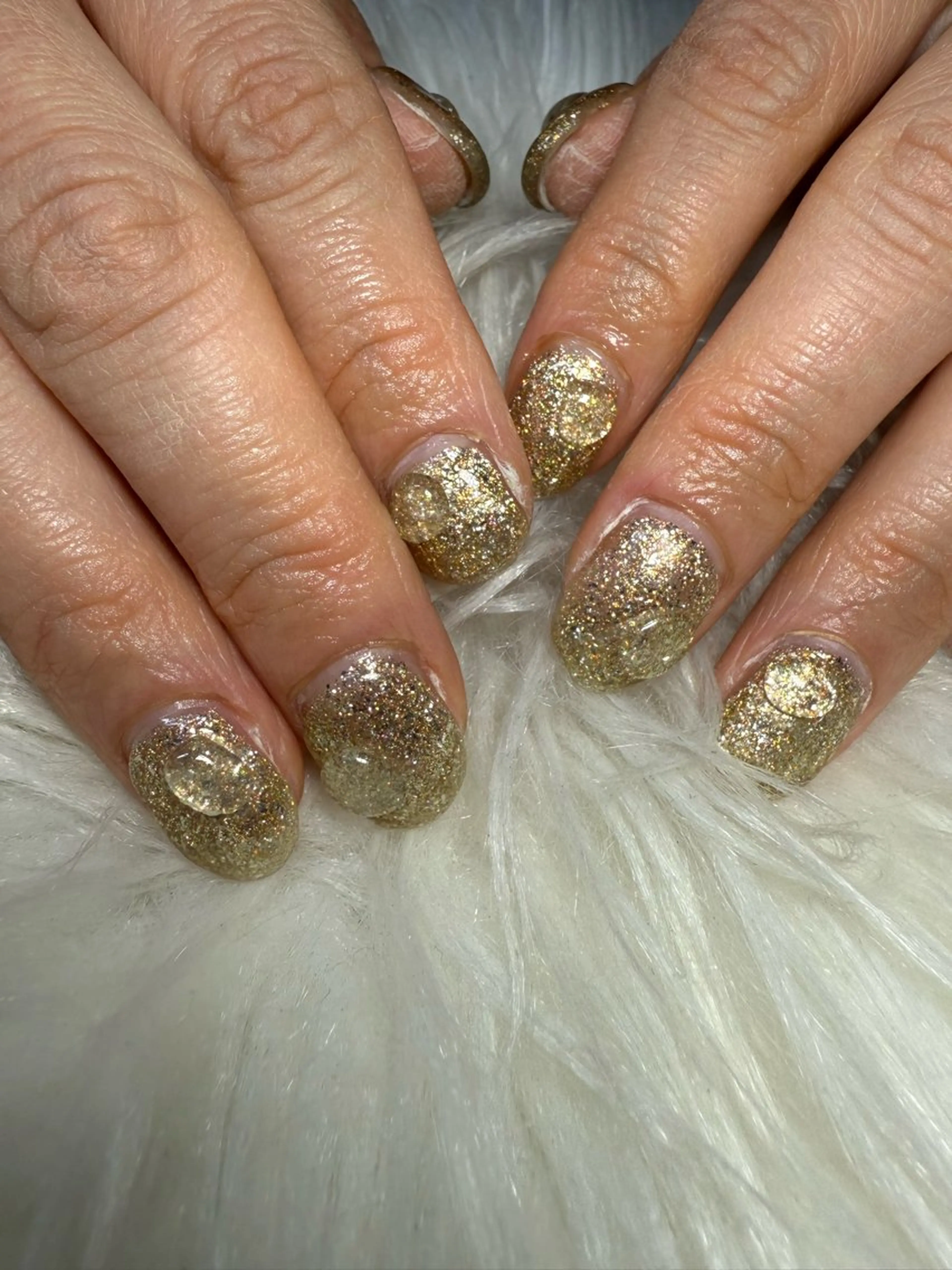 ネイル フラッシュネイル ラメ(グリッター) マットネイル miwa ミワのネイルデザイン