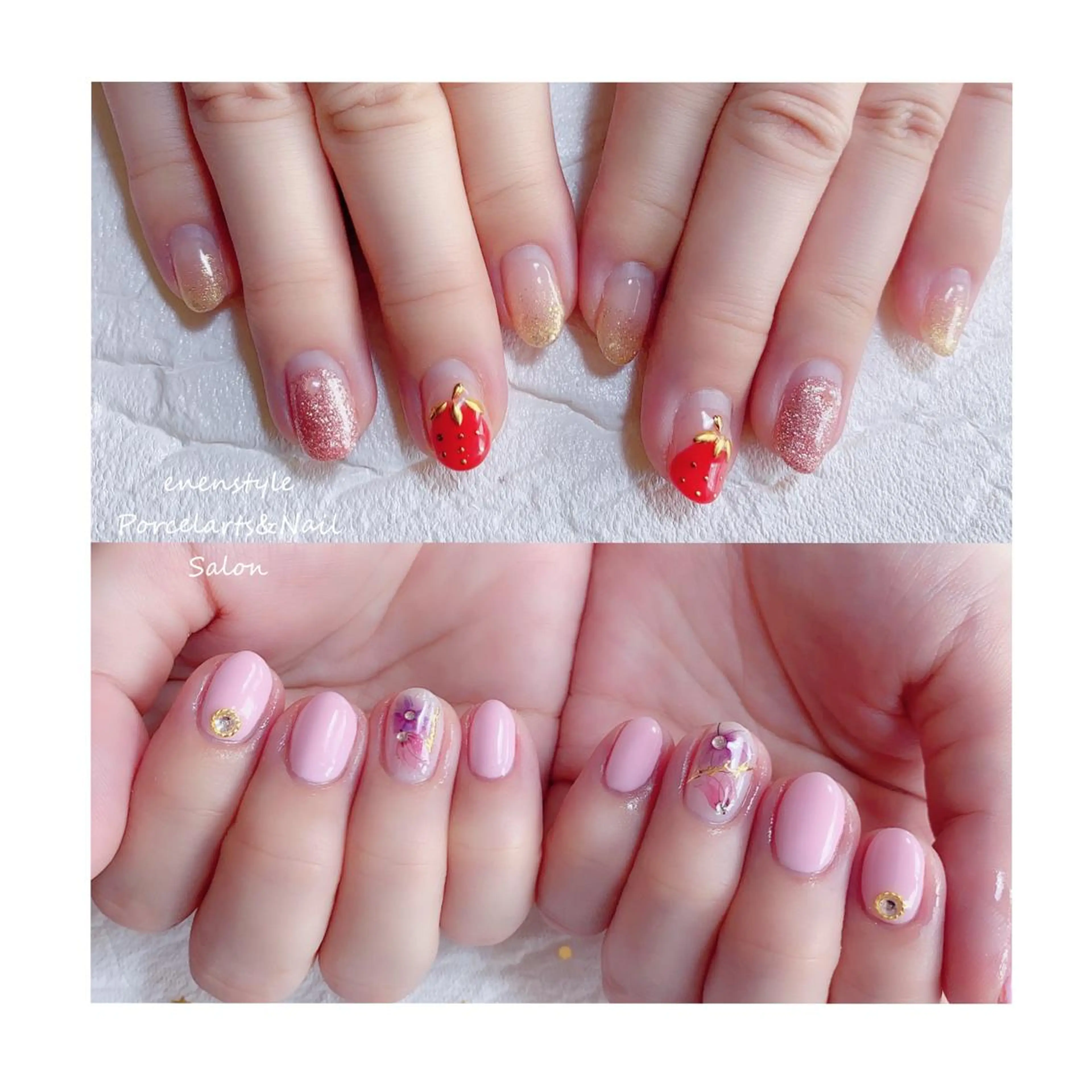 ミディアム ネイル ジェルネイル ニュアンスネイル オフィスネイル ワンカラーネイル パラジェル ハンドネイル 👑enen style👑のネイルデザイン
