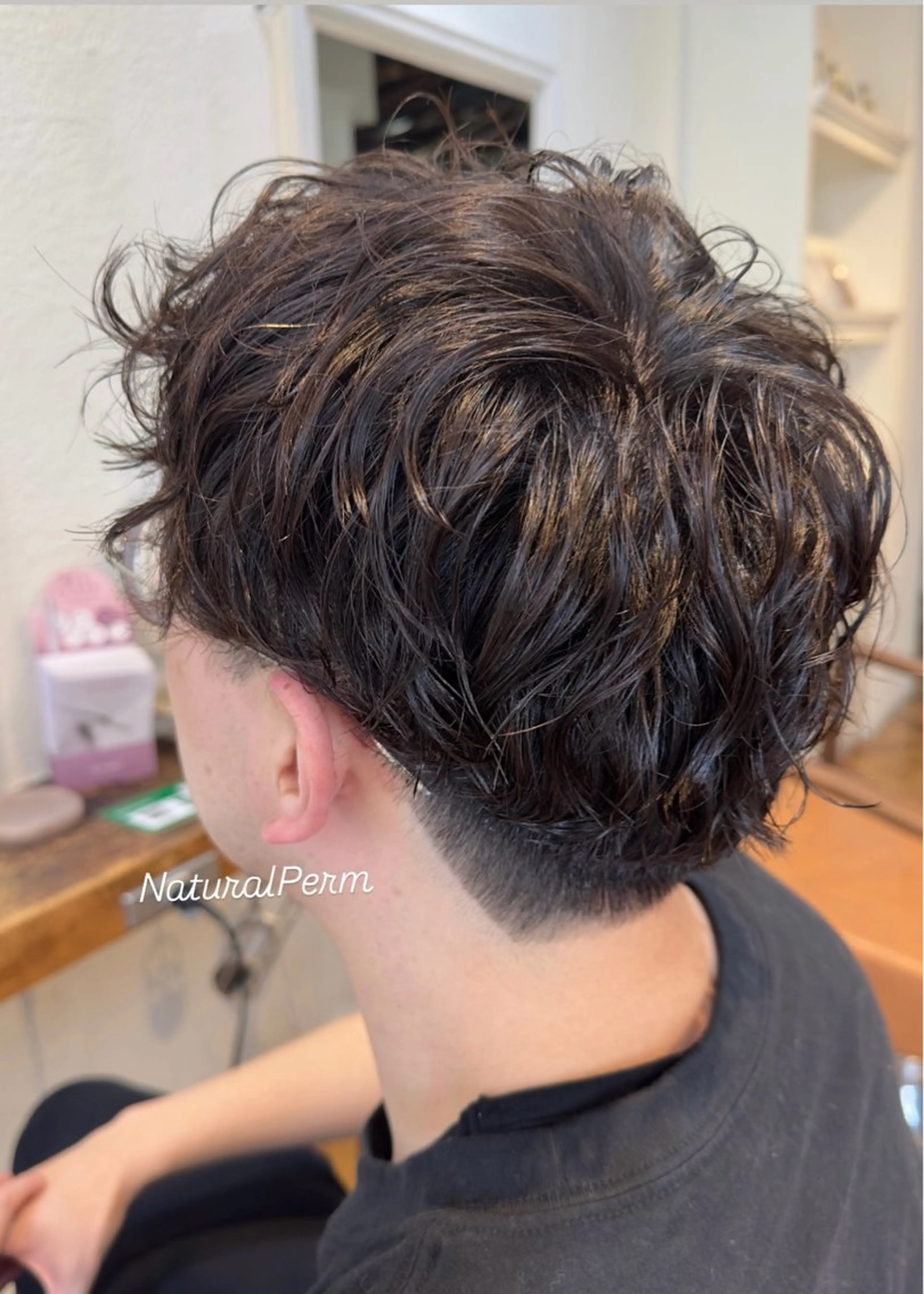 ショート メンズ カット パーマ メンズカット/パーマ 髙橋美穂のヘアスタイル