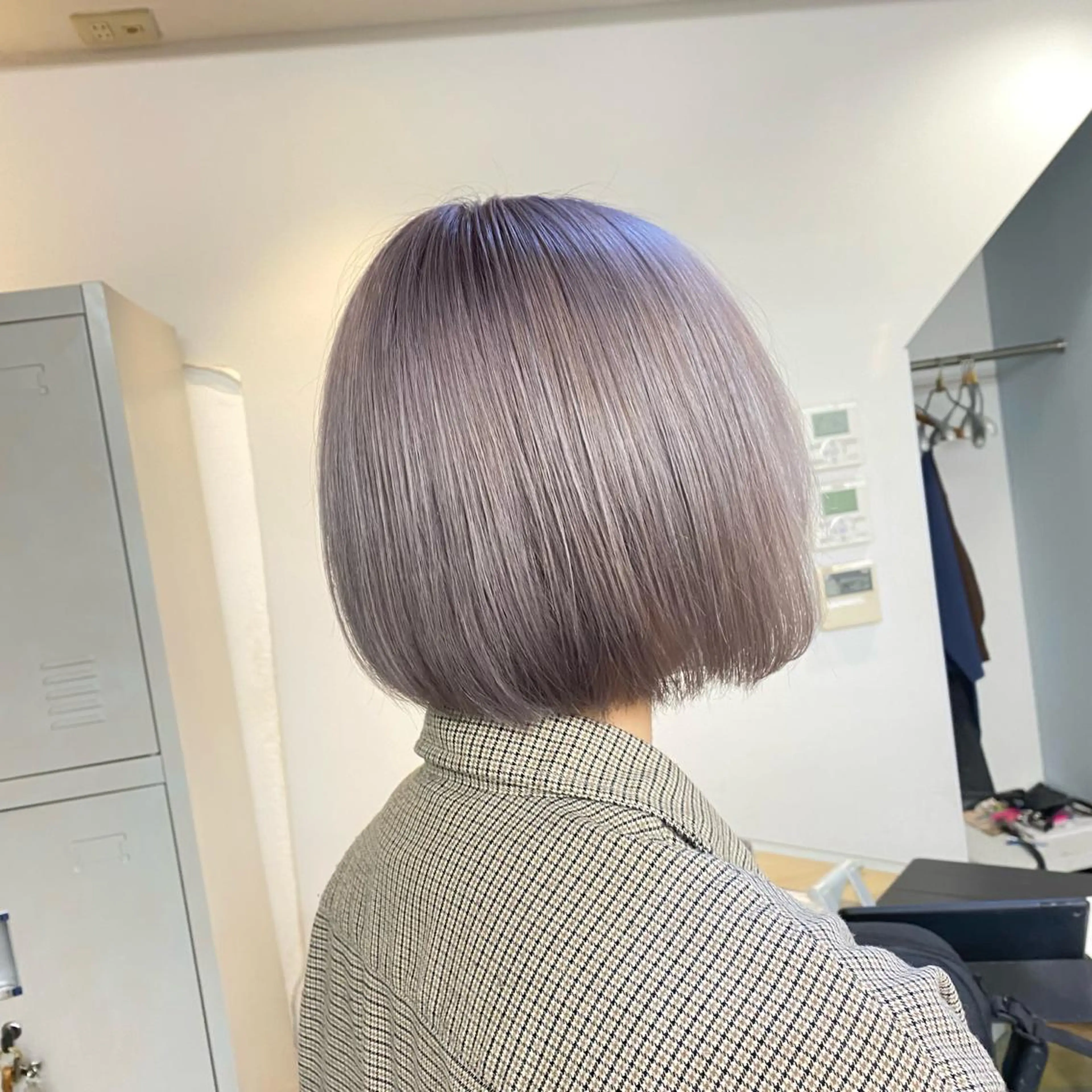 ショート カラー パーマ ヘアアレンジ メンズ キッズ ネイル マツエク・マツパ アイブロウ 暖色系/透明感 治野心のヘアスタイル