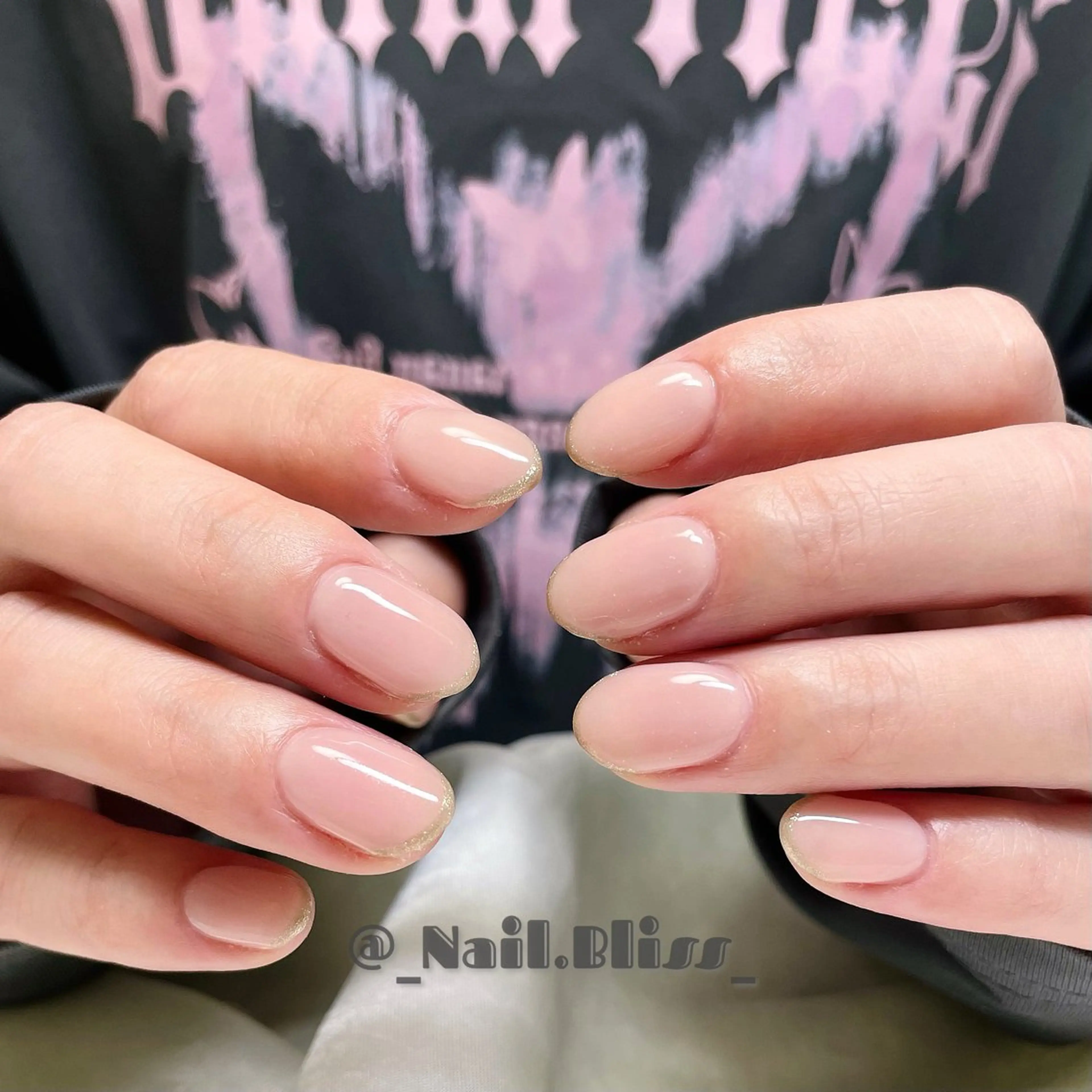 ネイル フレンチネイル シンプルネイル ハンドネイル NAIL BLISSのネイルデザイン