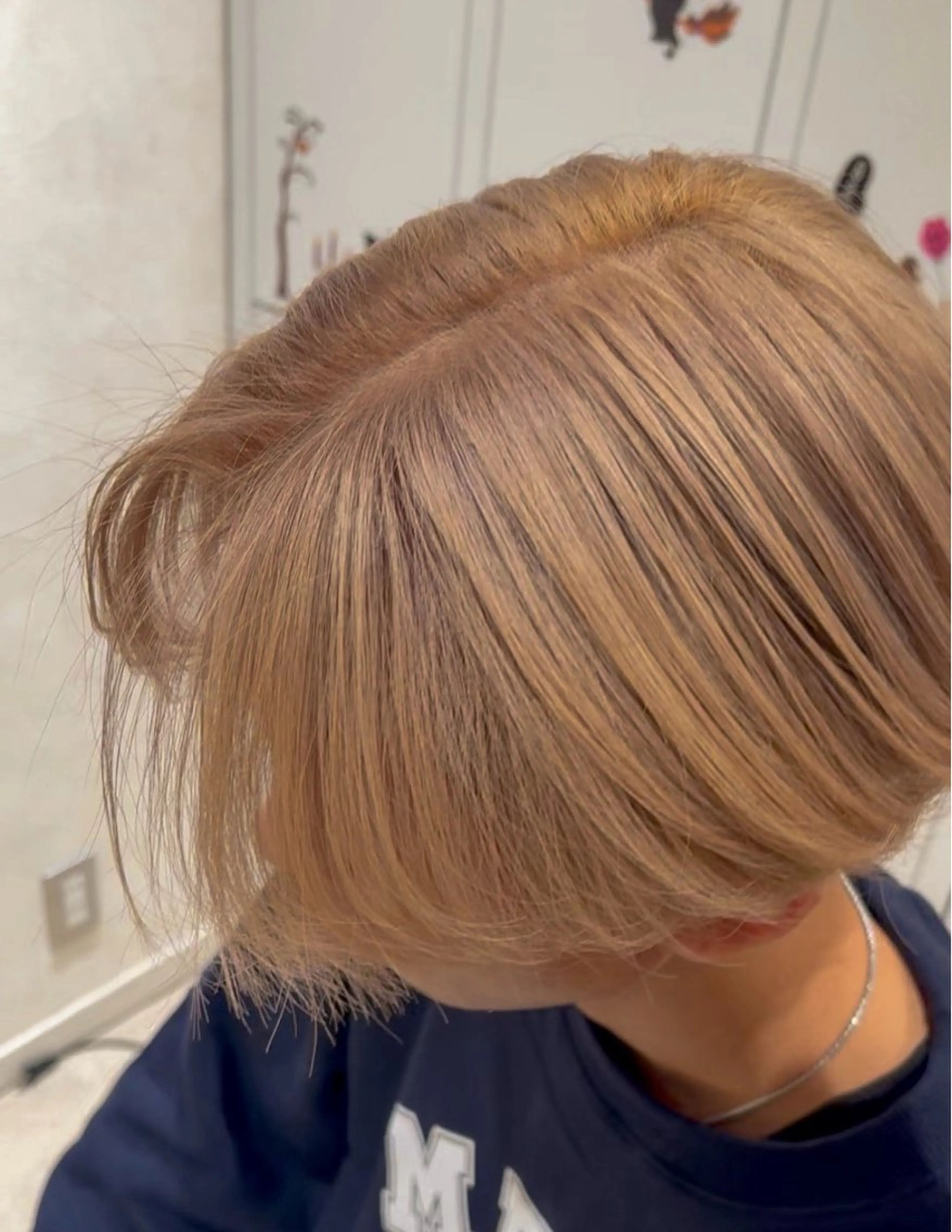 ショート カラー ブリーチ ブロンド ヘアカラー メンズカット/ 縮毛矯正/haruのヘアスタイル