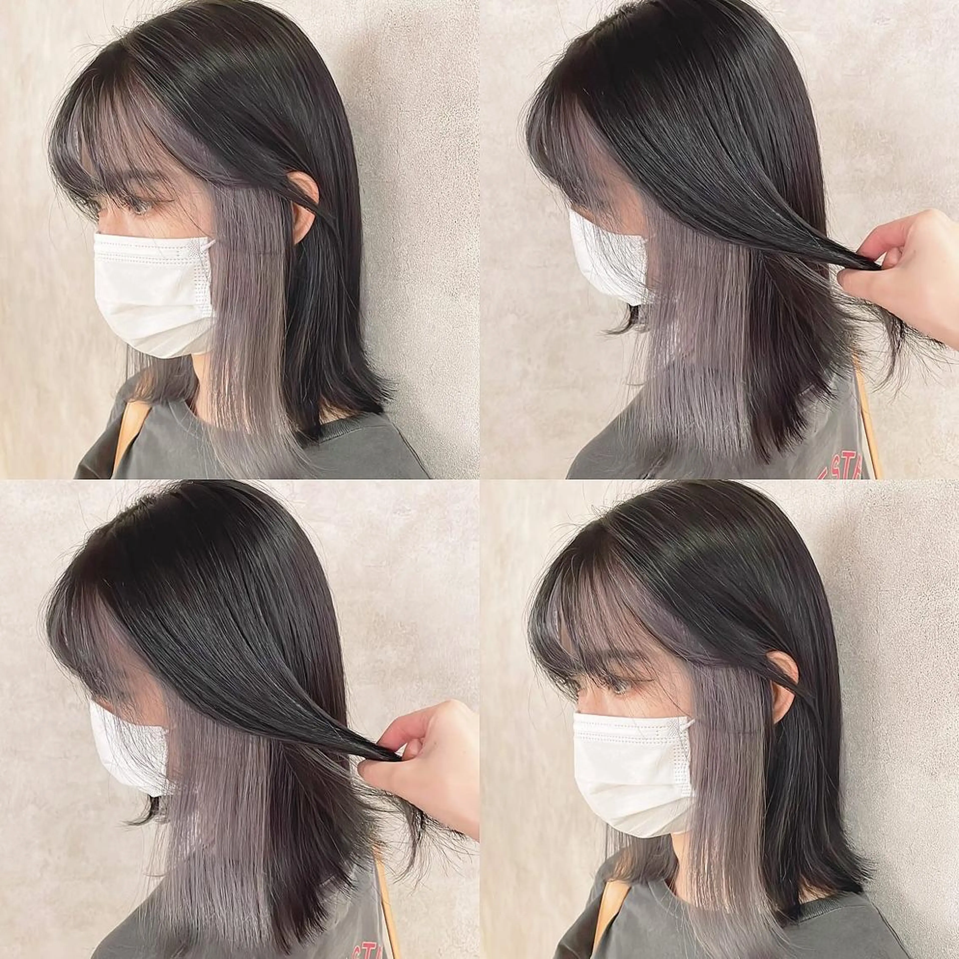 カラー ブリーチ ヘアカラー トリートメント 渋谷:インナーカラー ／🍒エリカ🍒のヘアスタイル