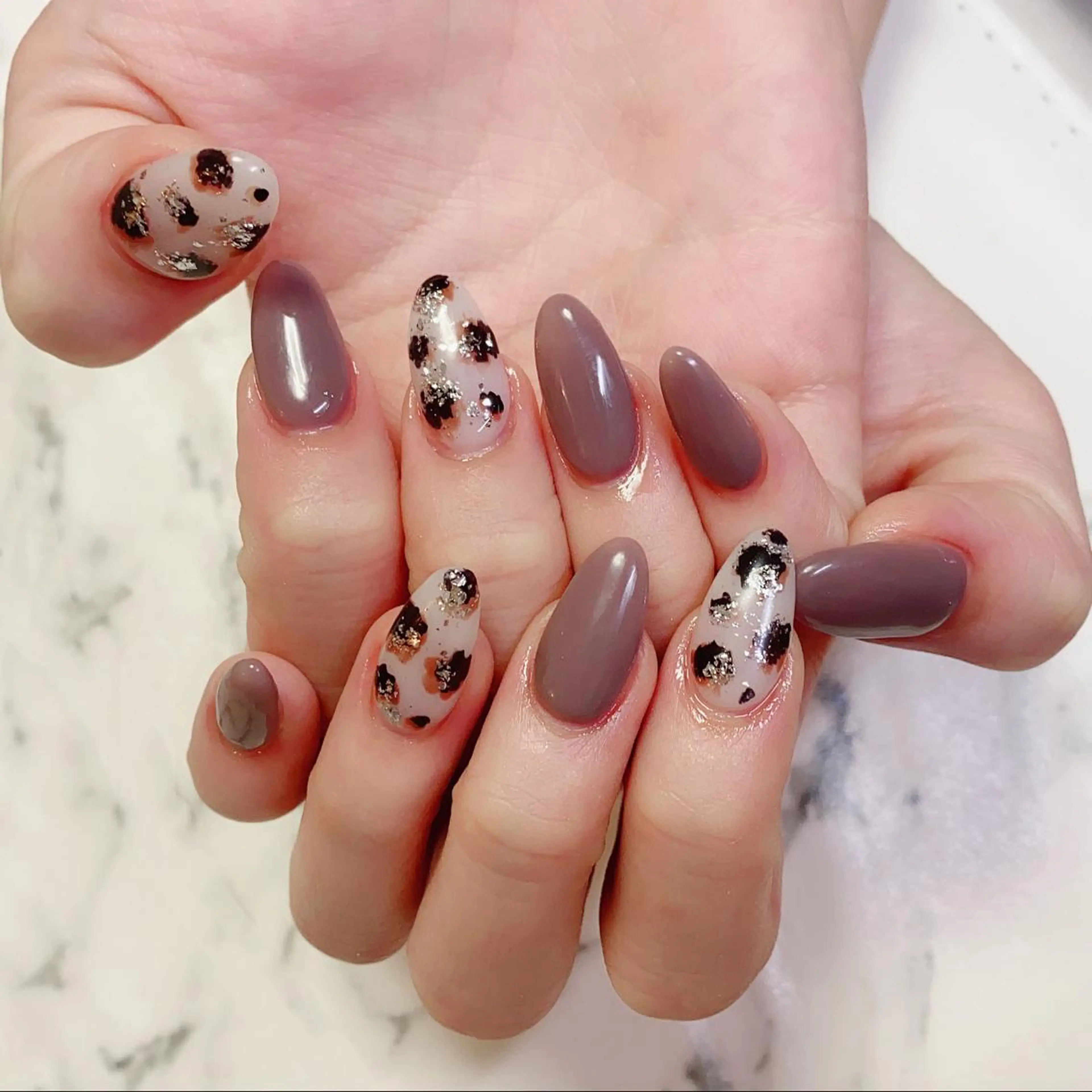 ショート カラー ネイル アートネイル 長さ出し Q Free nailsのネイルデザイン