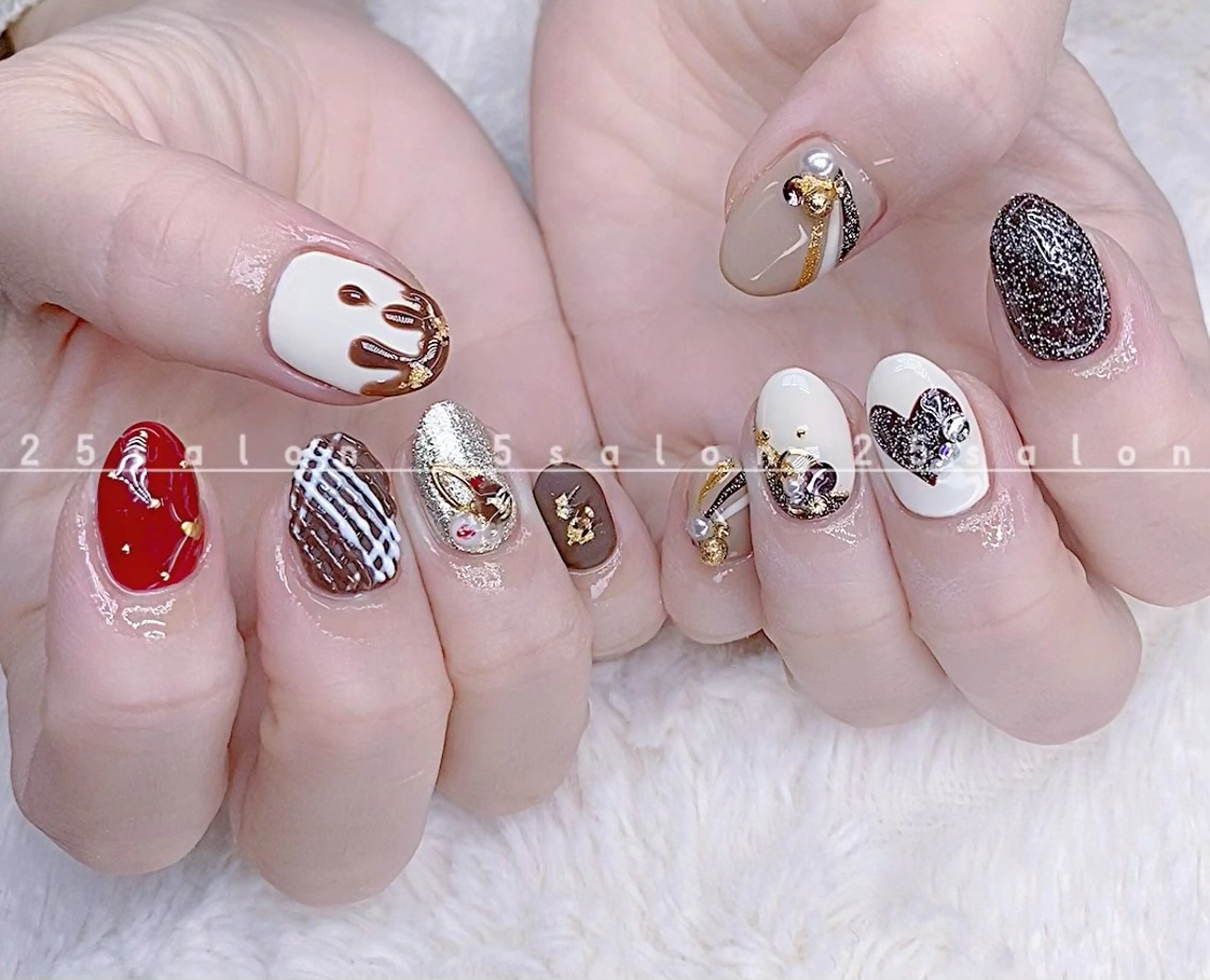 ネイル オーロラネイル チークネイル フットネイル フレンチネイル ジェルネイル 2 5のマツエク・マツパデザイン