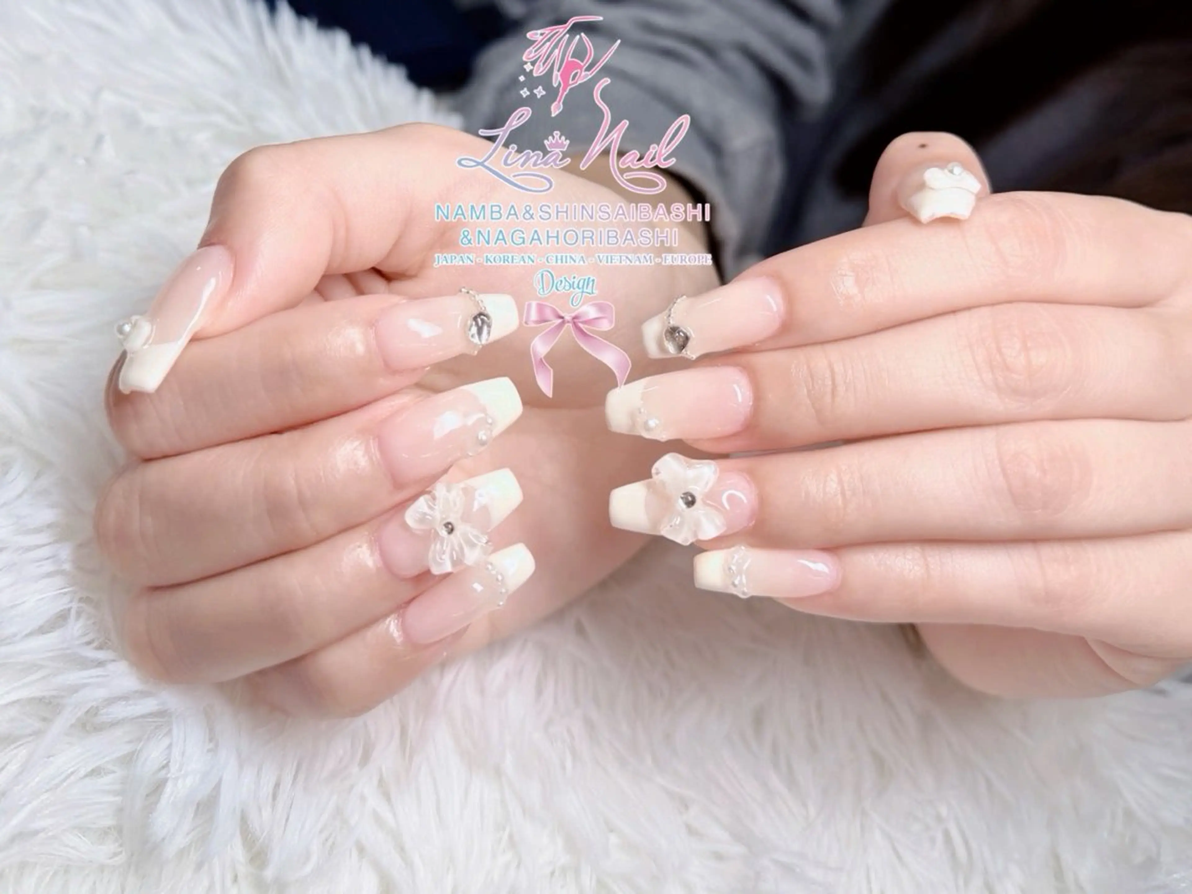 ネイル フットネイル ジェルネイル 持ち込み ネイルチップ ハンドネイル リナネイル 長堀橋店／東心斎橋店のネイルデザイン