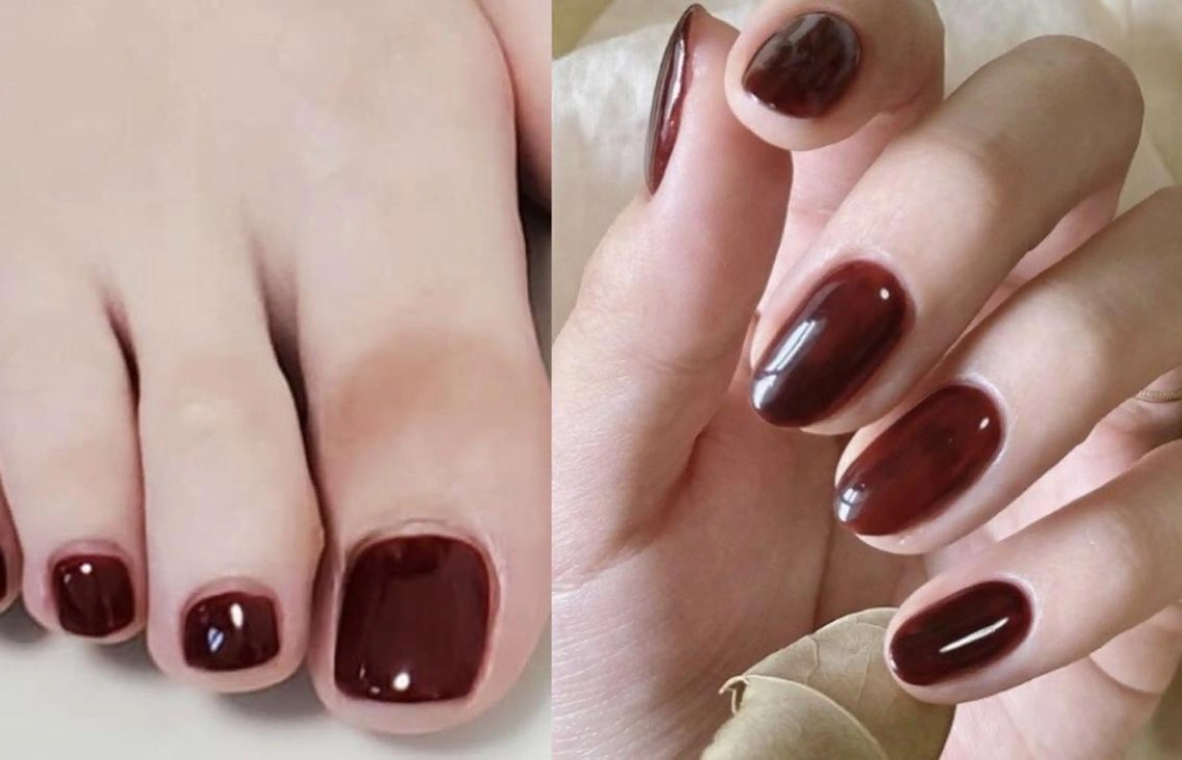 【モデル】ハンド＆フット(ワンカラーorラメグラ)の写真