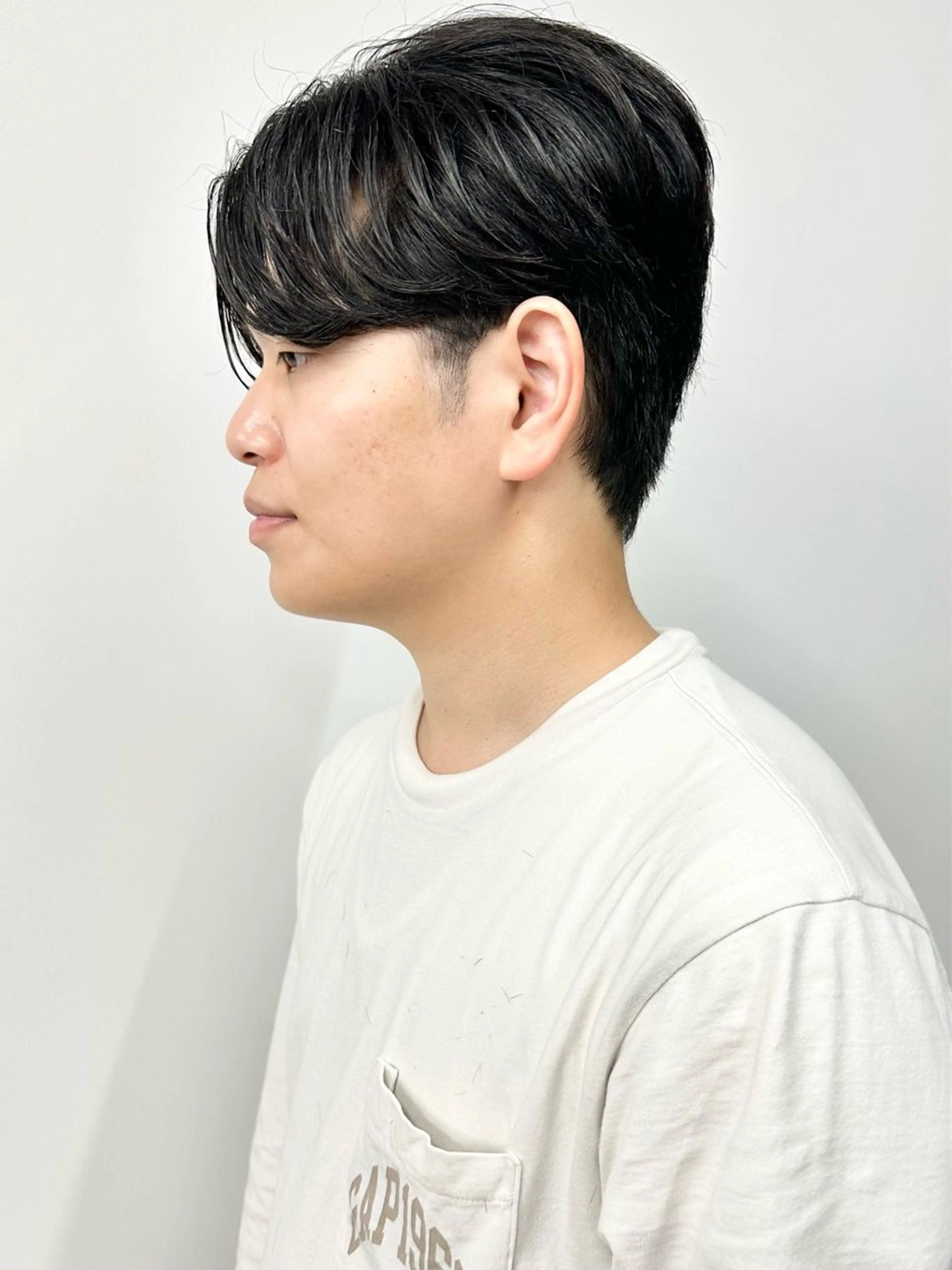 ショート メンズ カット ヘアカラー トリートメント ボブ/ゆるふわ ボブパーマ/とういのヘアスタイル