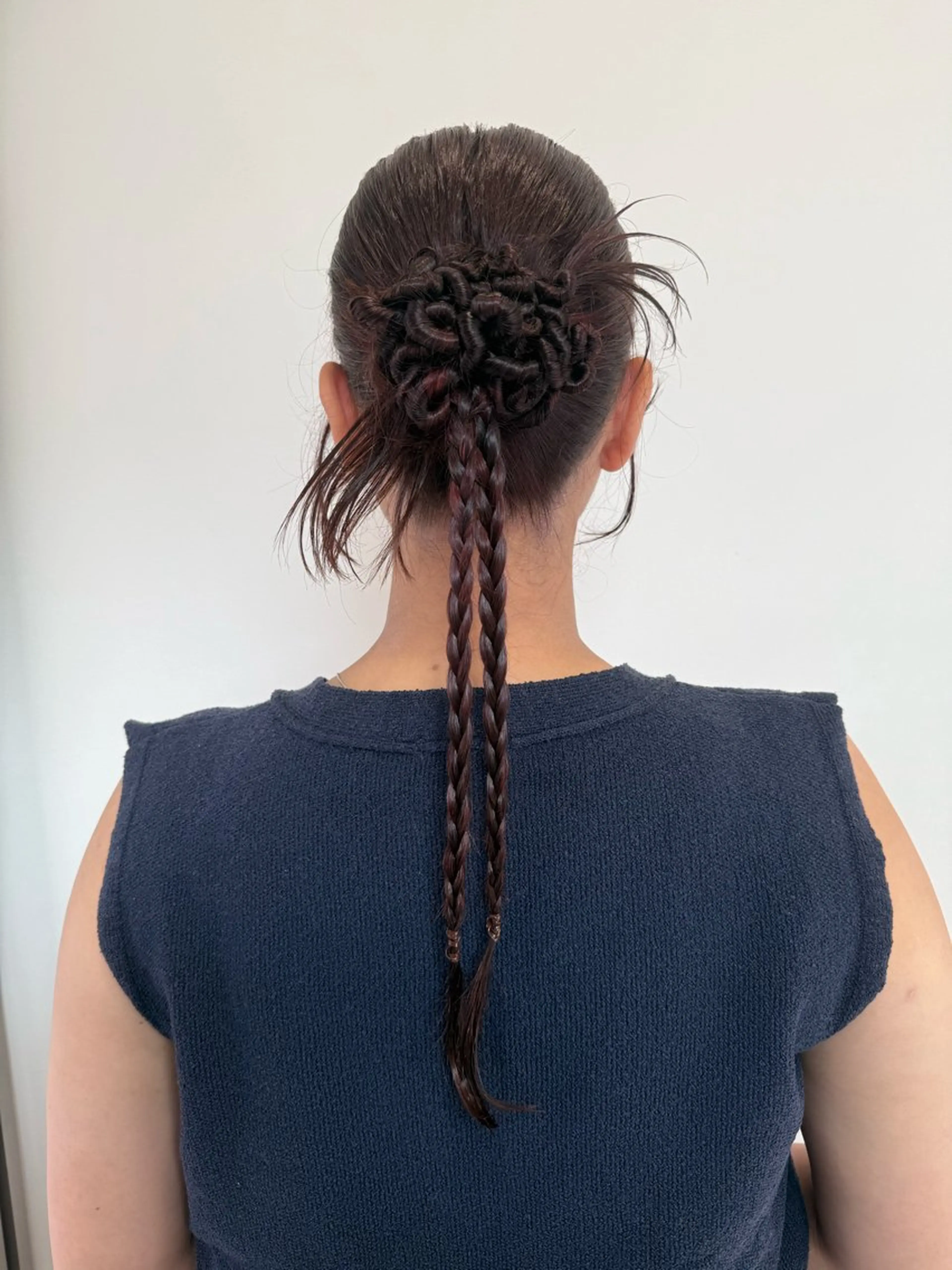 ロング カラー ヘアアレンジ 🎀MONA あまね🎀のヘアスタイル