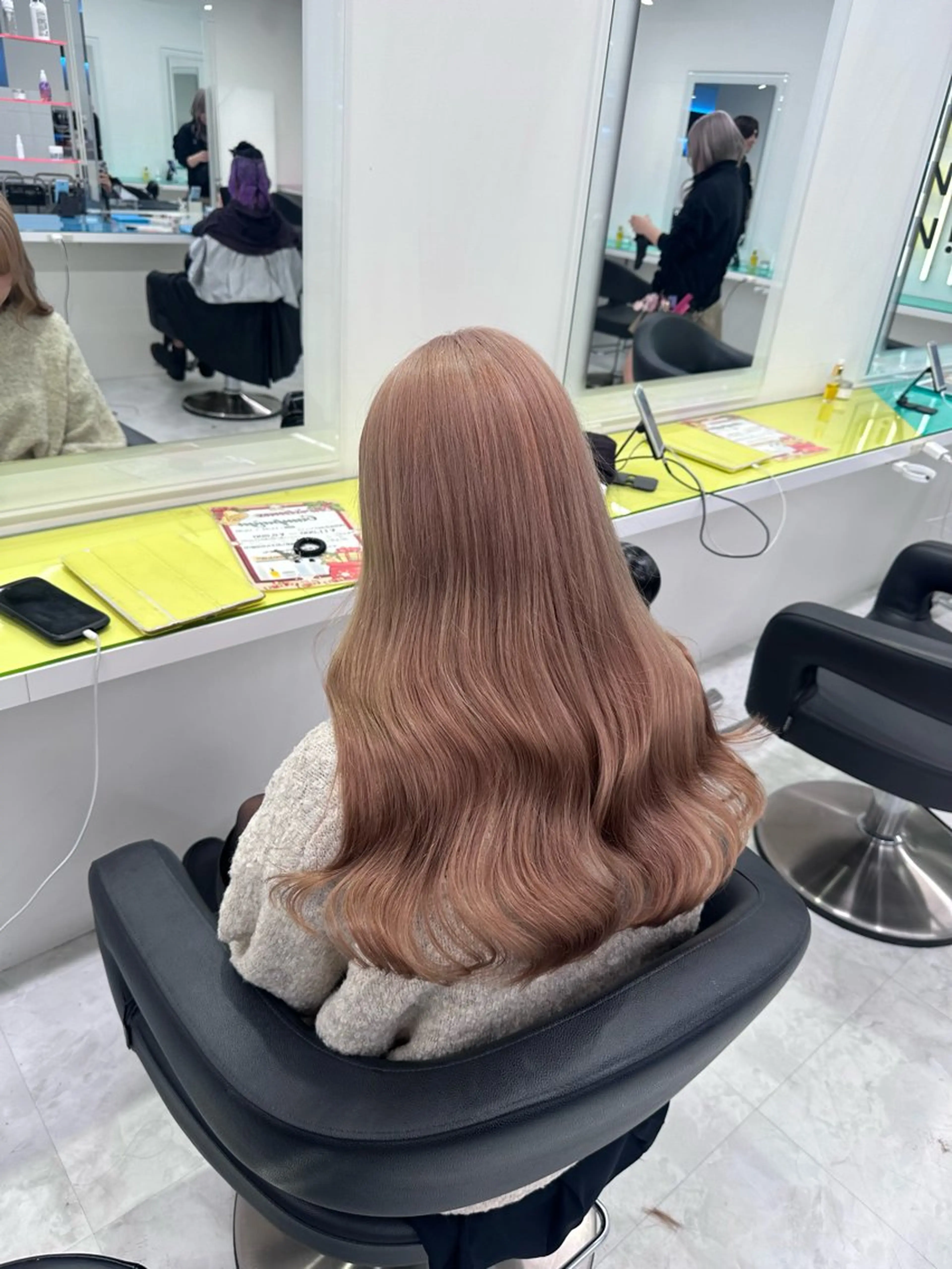 ロング カラー ブリーチ 髪質改善 トリートメント ♡ダブルカラー特化♡ miyuのヘアスタイル