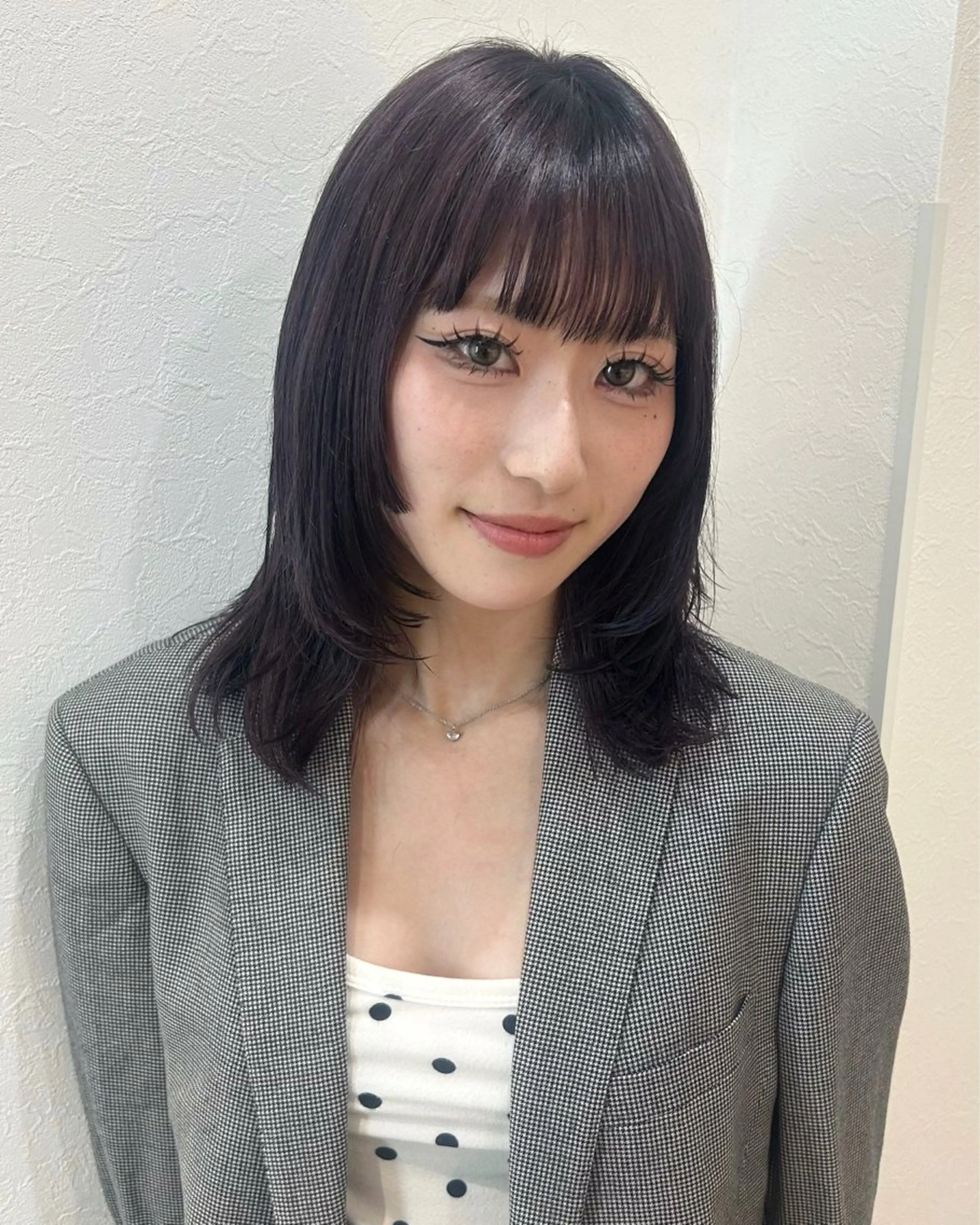 ミディアム ヘアカラー 美髪矯正/表参道/ KAEDEのヘアスタイル