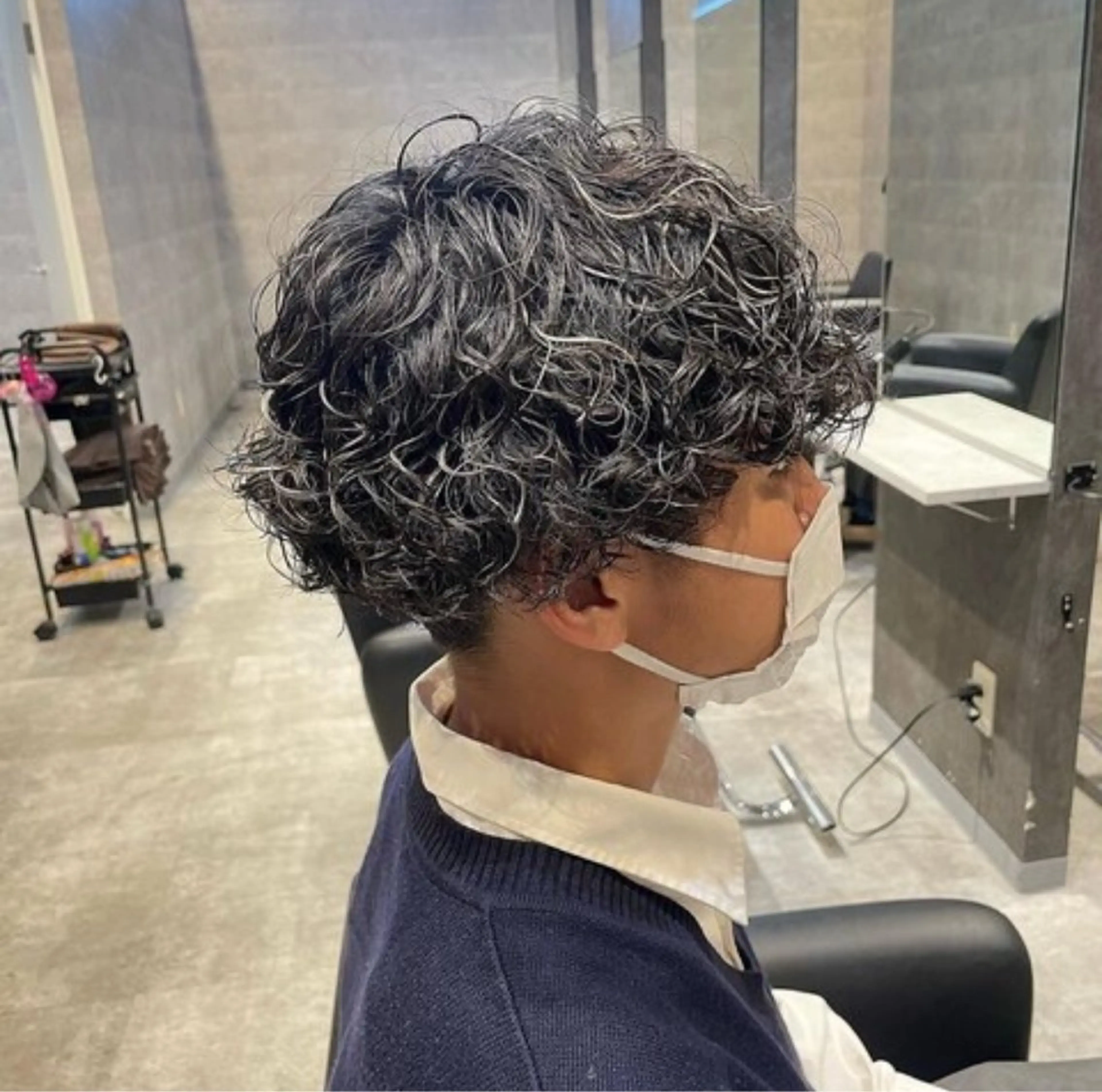 【メンズ限定クーポン】カット+ナチュラルパーマの写真