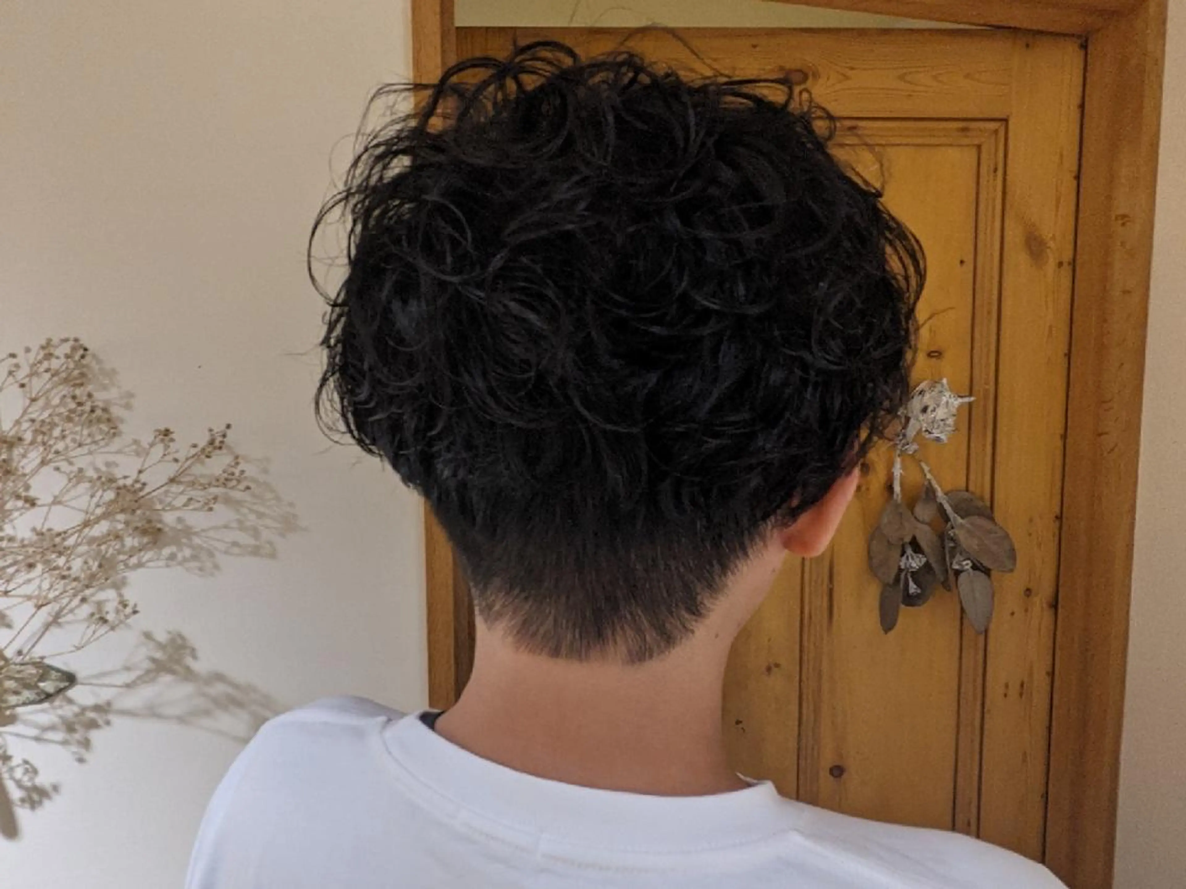 ショート パーマ メンズ メンズパーマ マエハラ ナナのヘアスタイル